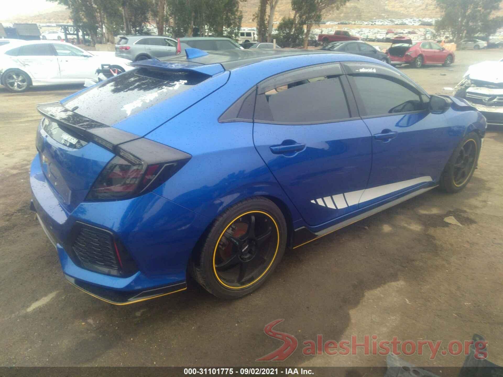 SHHFK7H45HU202722 2017 HONDA CIVIC HATCHBACK