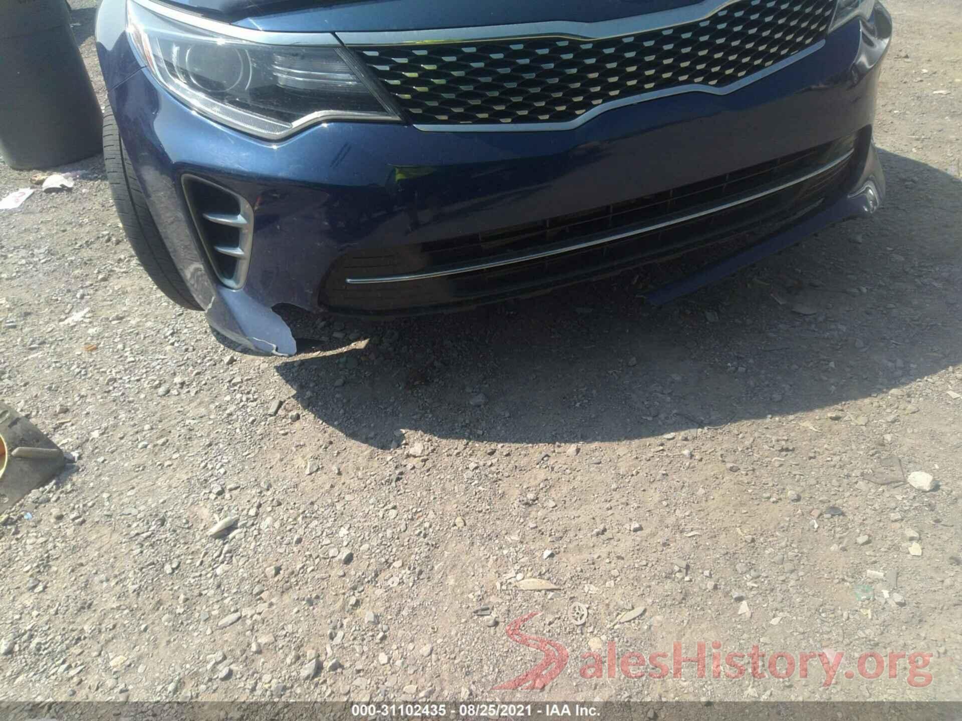 5XXGW4L29GG085267 2016 KIA OPTIMA