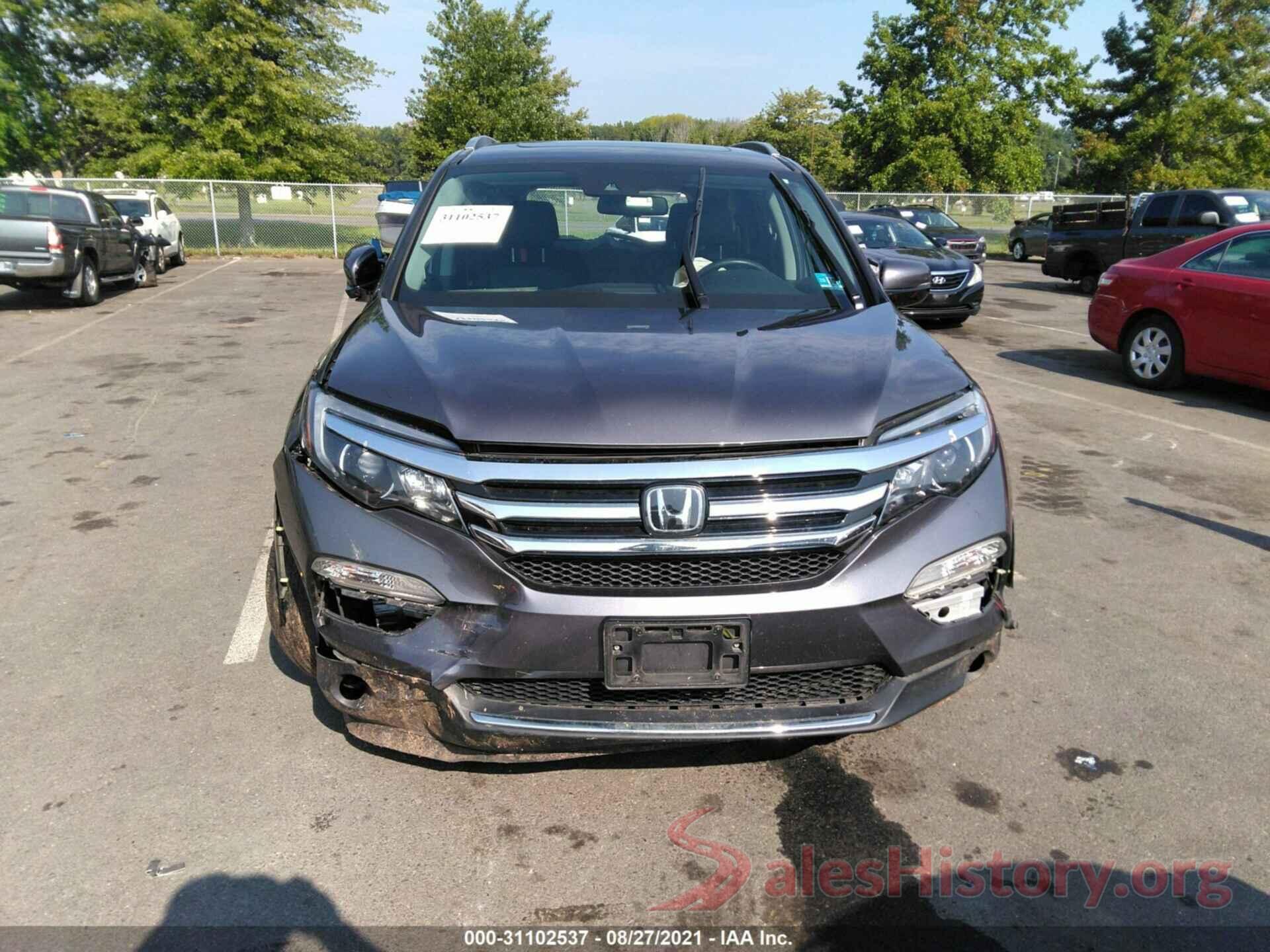 5FNYF6H98GB035856 2016 HONDA PILOT