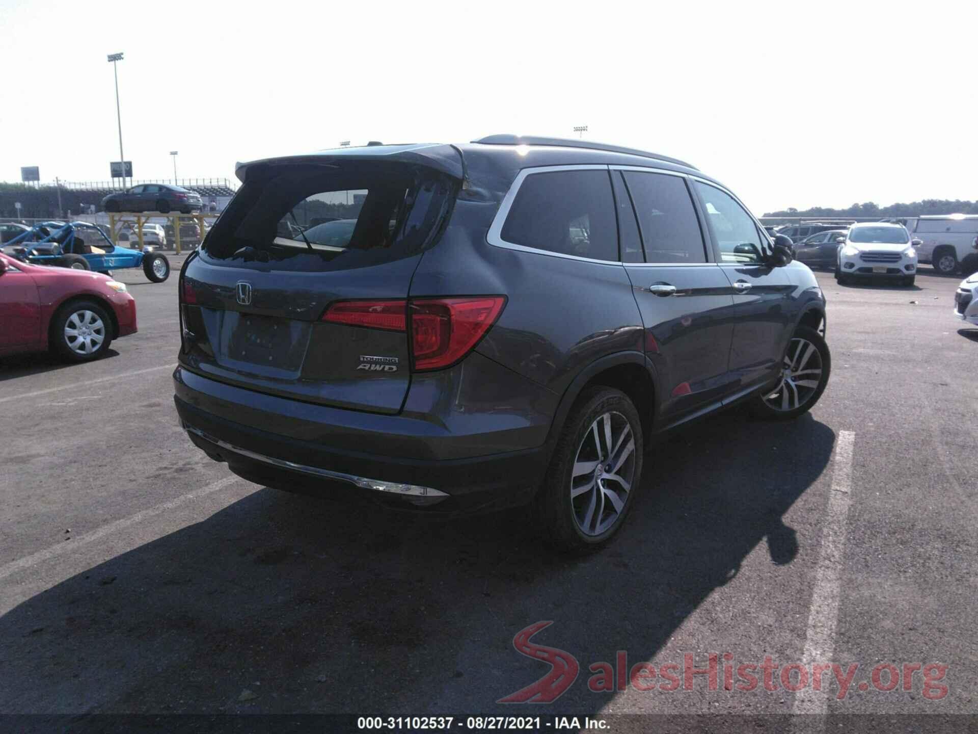 5FNYF6H98GB035856 2016 HONDA PILOT