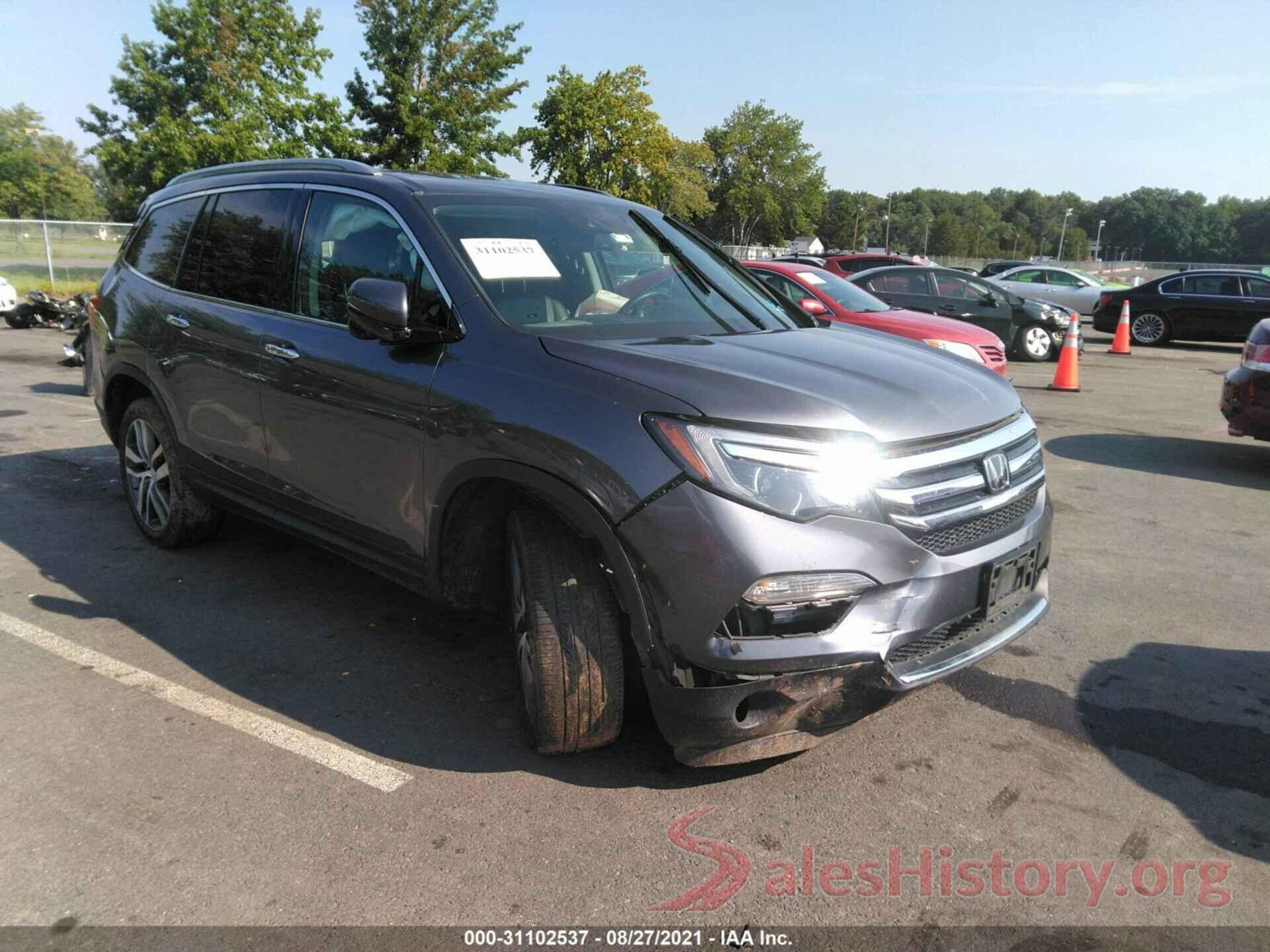 5FNYF6H98GB035856 2016 HONDA PILOT