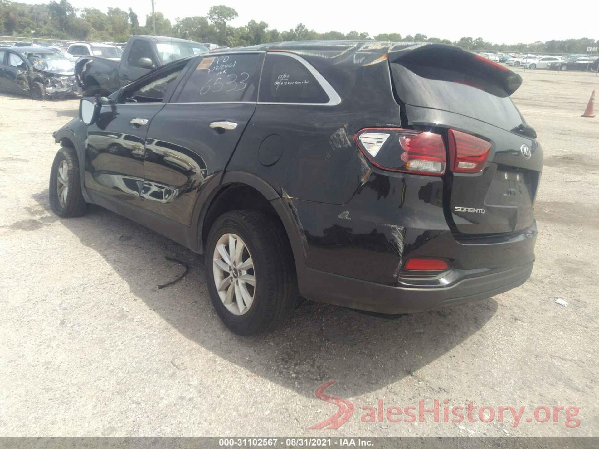 5XYPG4A36KG516533 2019 KIA SORENTO