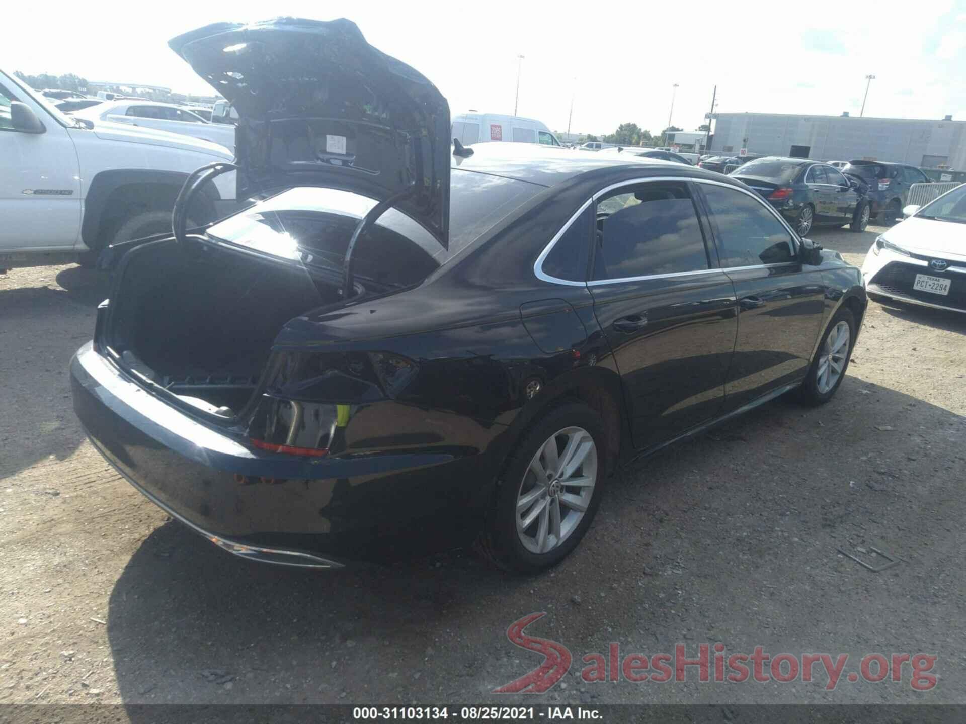 1VWSA7A34LC010313 2020 VOLKSWAGEN PASSAT