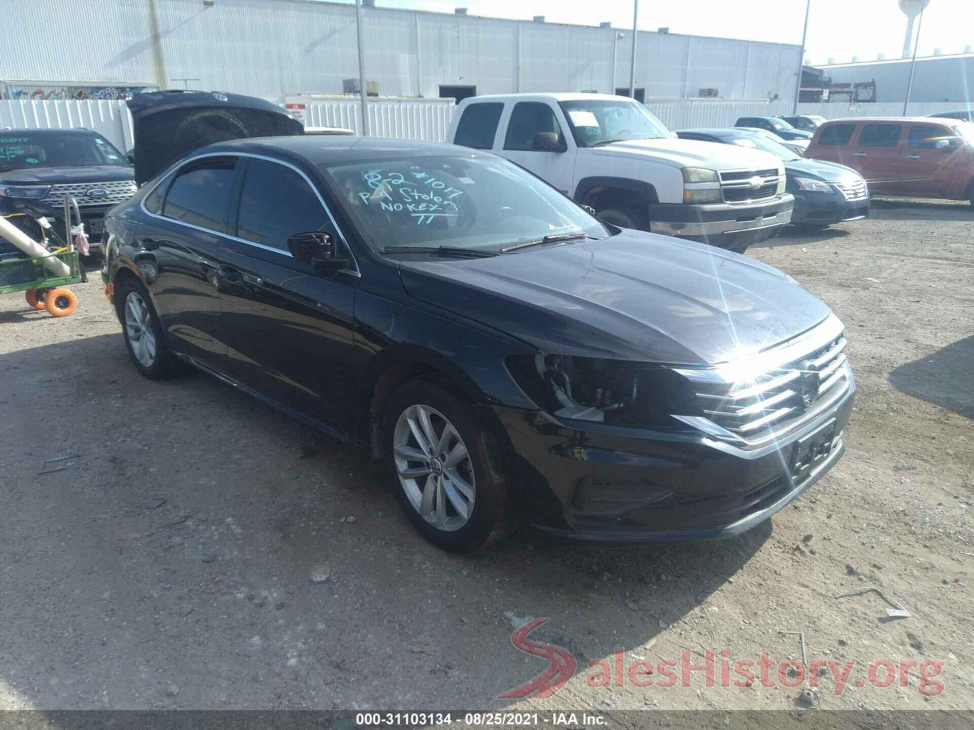 1VWSA7A34LC010313 2020 VOLKSWAGEN PASSAT