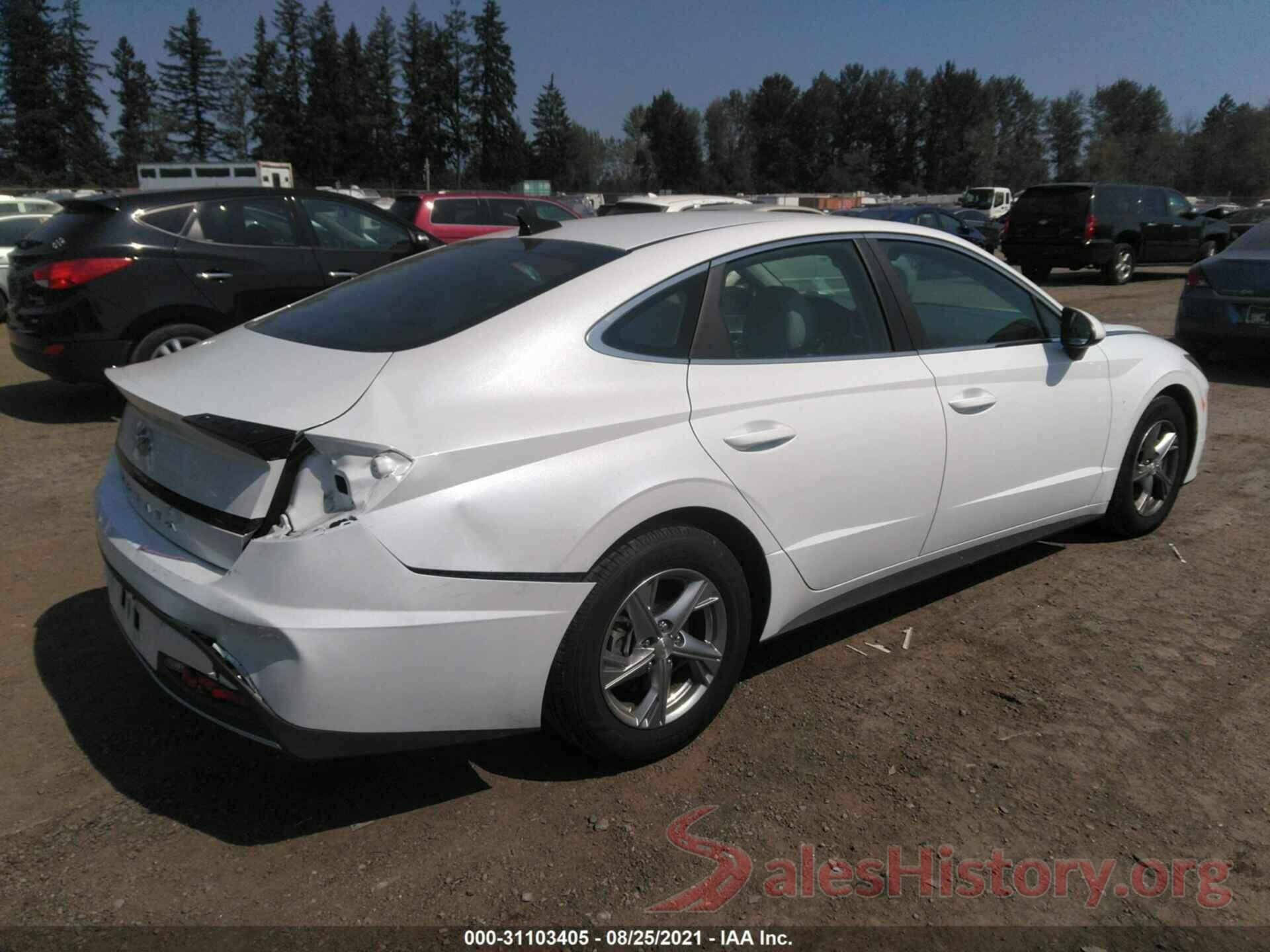 5NPEG4JA0MH069618 2021 HYUNDAI SONATA