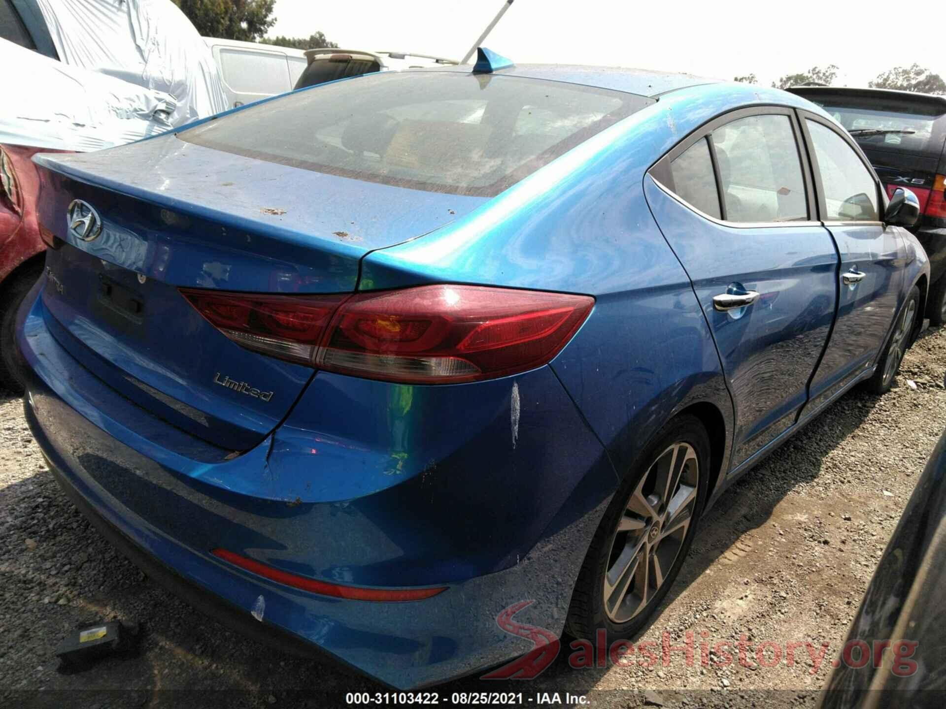 5NPD84LF8HH070541 2017 HYUNDAI ELANTRA