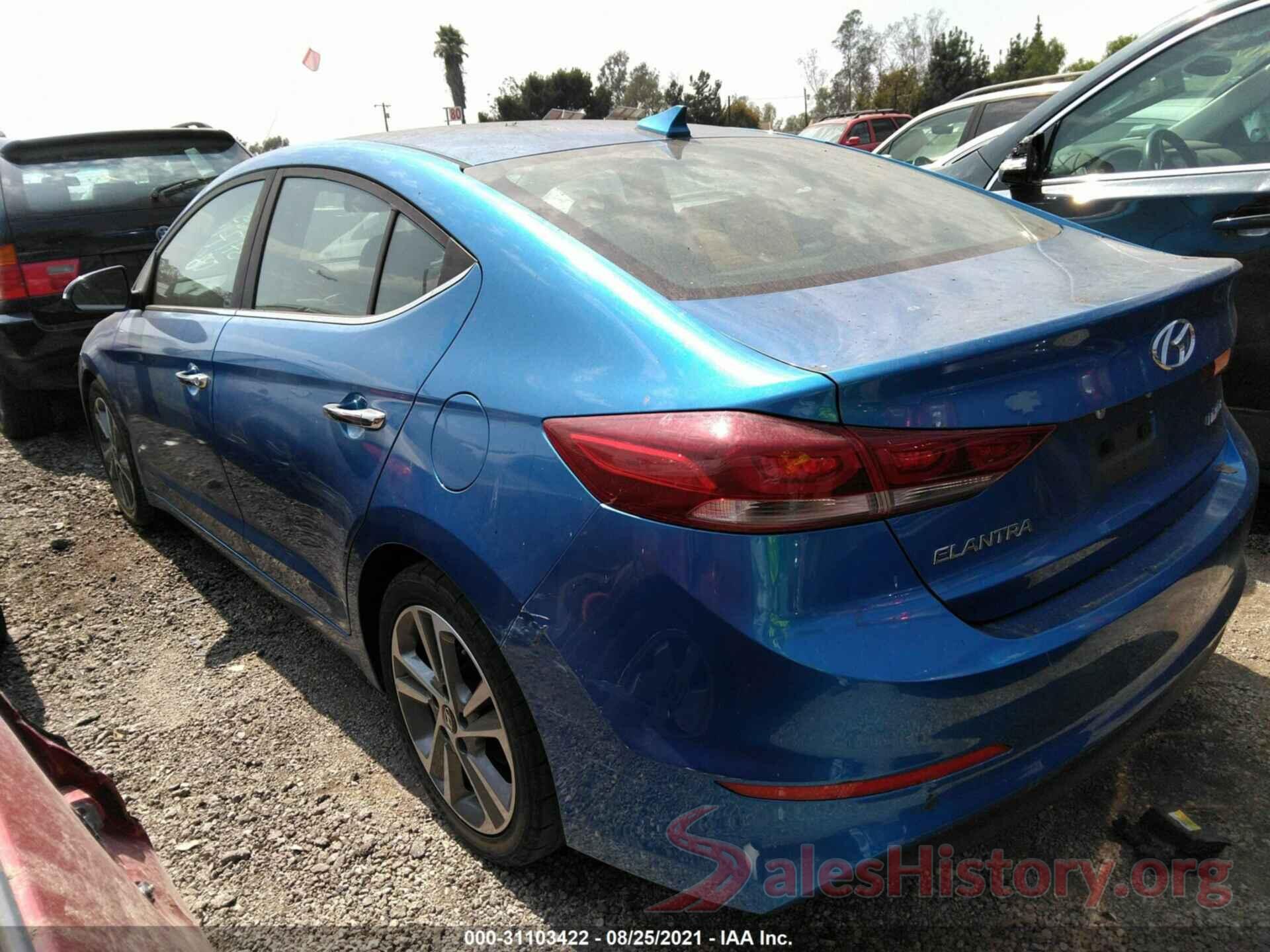 5NPD84LF8HH070541 2017 HYUNDAI ELANTRA