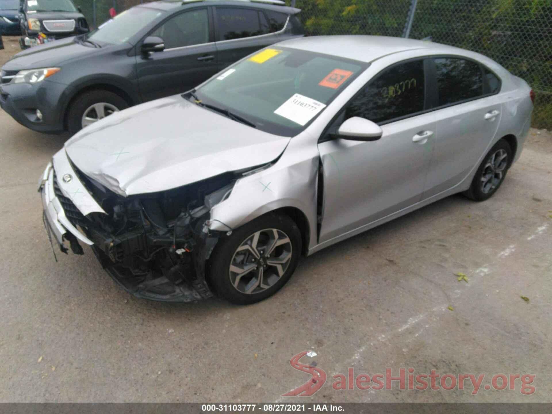 3KPF24AD3LE147535 2020 KIA FORTE