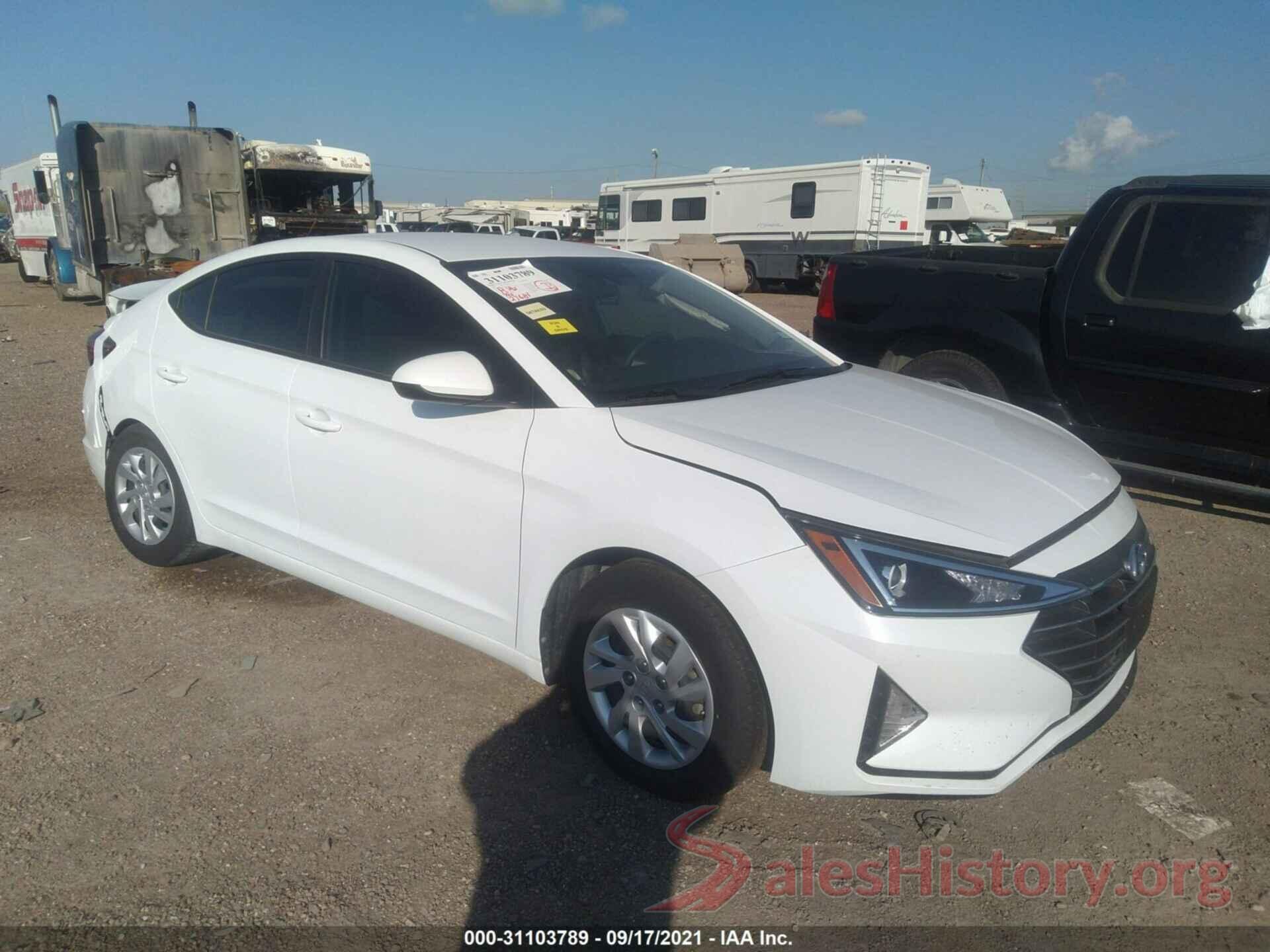 5NPD74LF3LH551180 2020 HYUNDAI ELANTRA