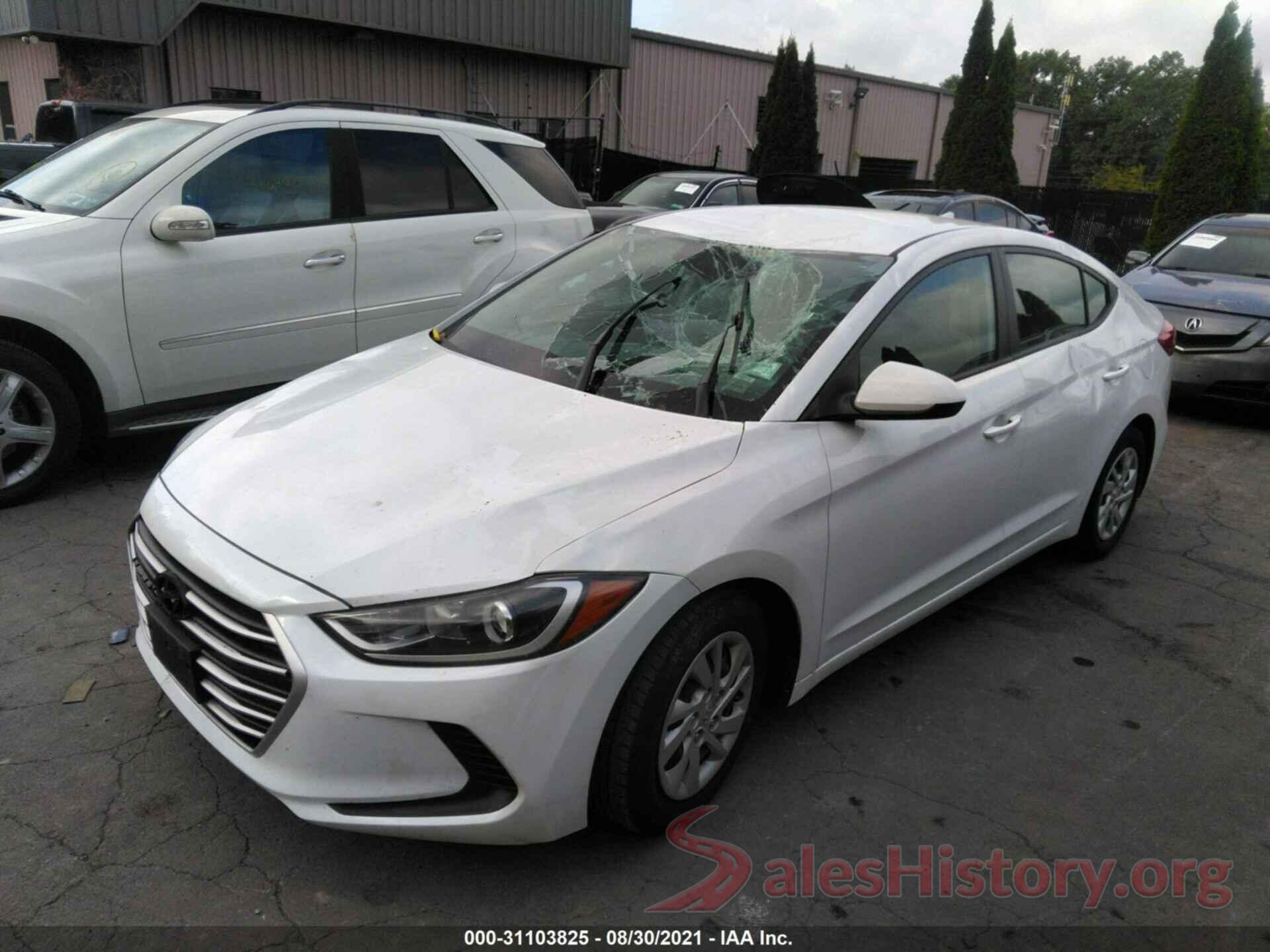 5NPD74LF8HH189077 2017 HYUNDAI ELANTRA