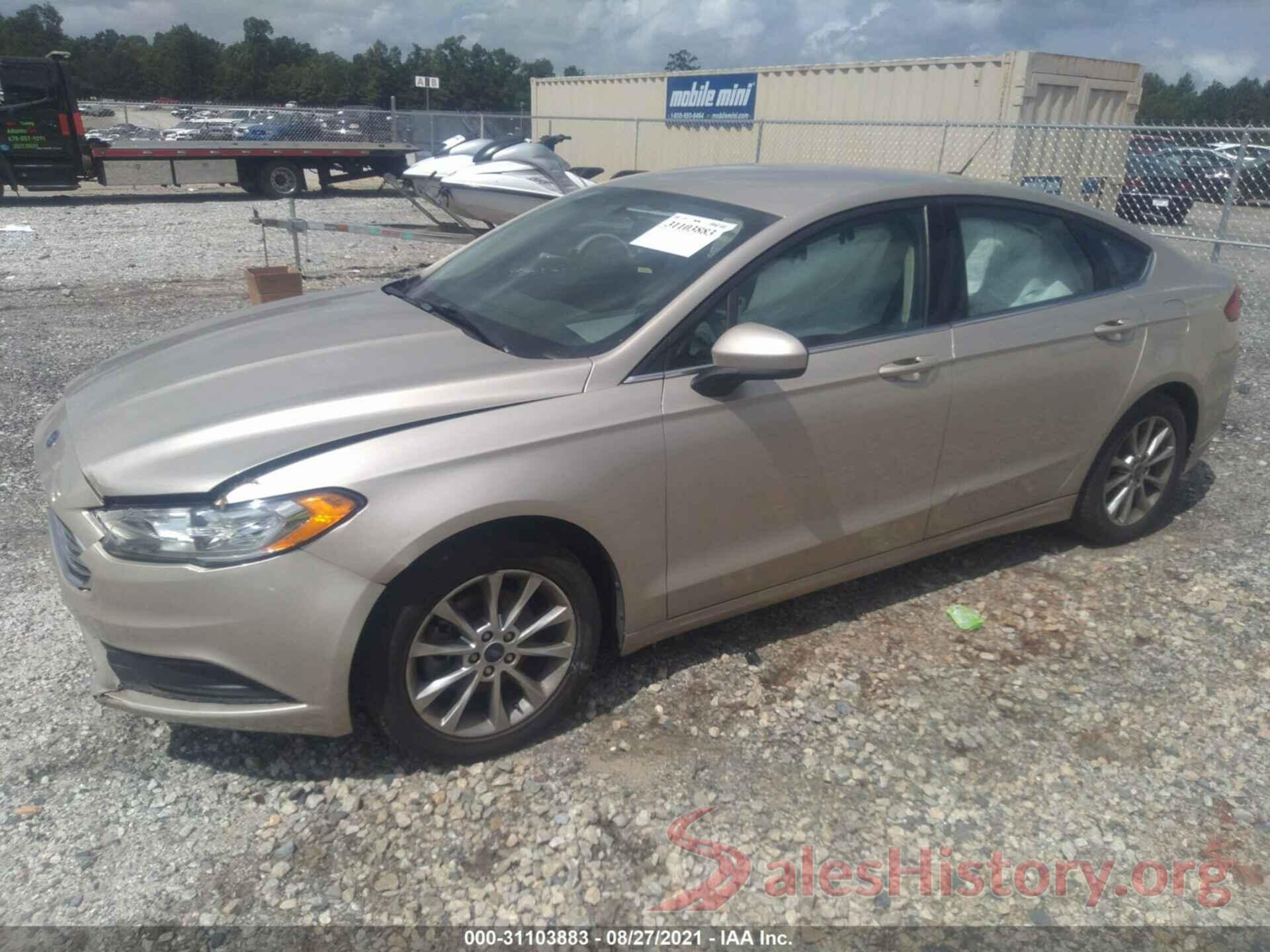 3FA6P0H72HR235413 2017 FORD FUSION