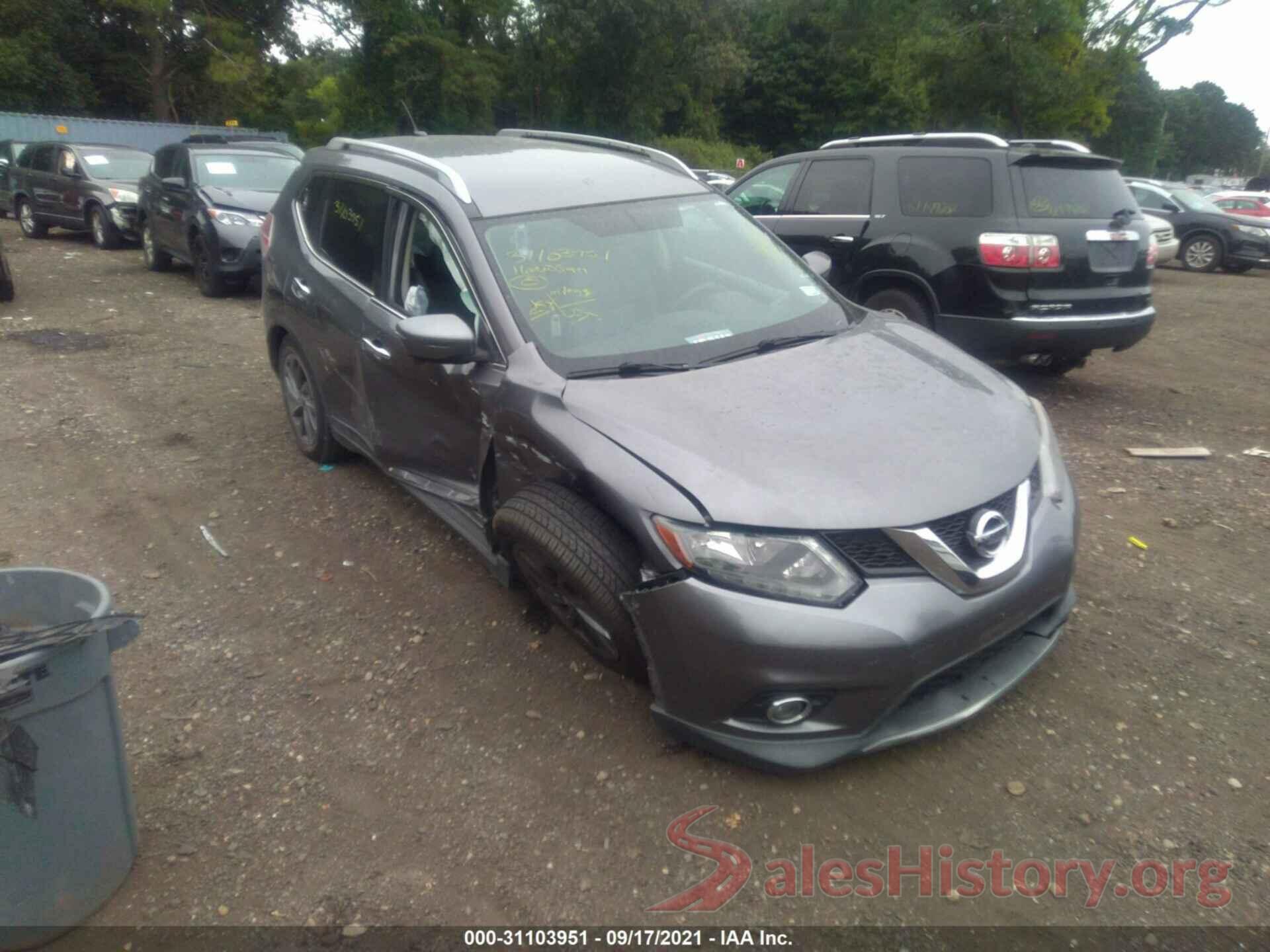 KNMAT2MV3GP695783 2016 NISSAN ROGUE