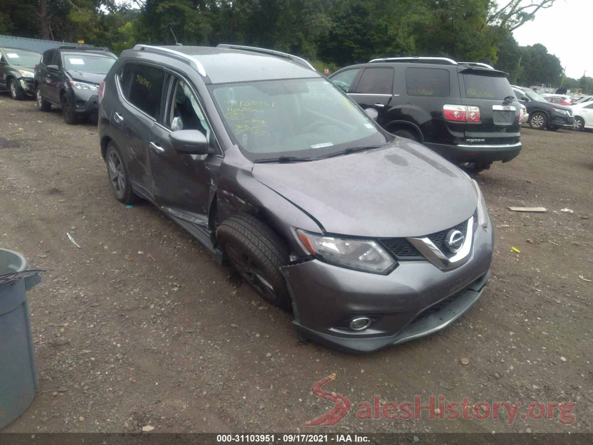 KNMAT2MV3GP695783 2016 NISSAN ROGUE