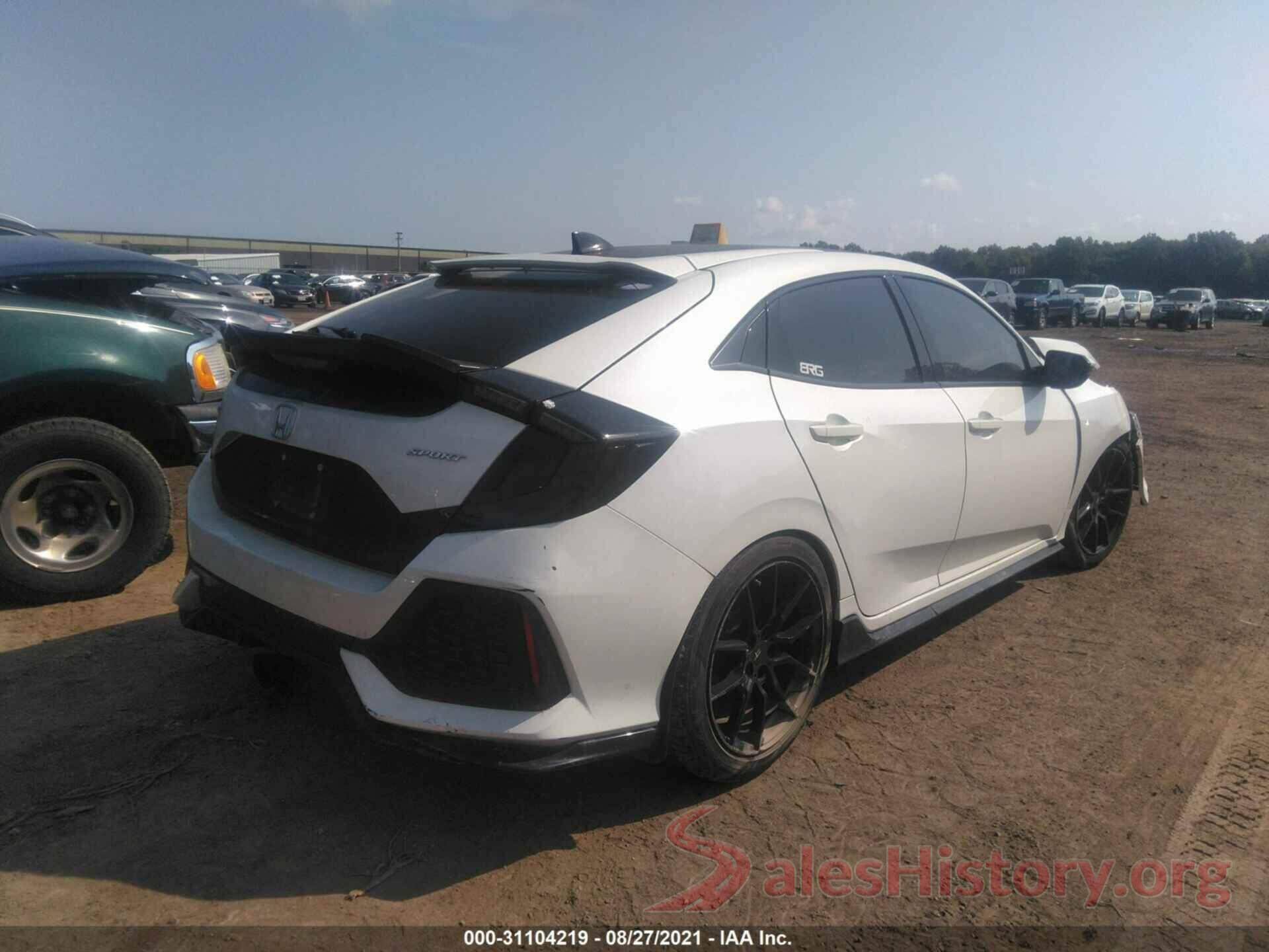 SHHFK7G48JU214774 2018 HONDA CIVIC HATCHBACK