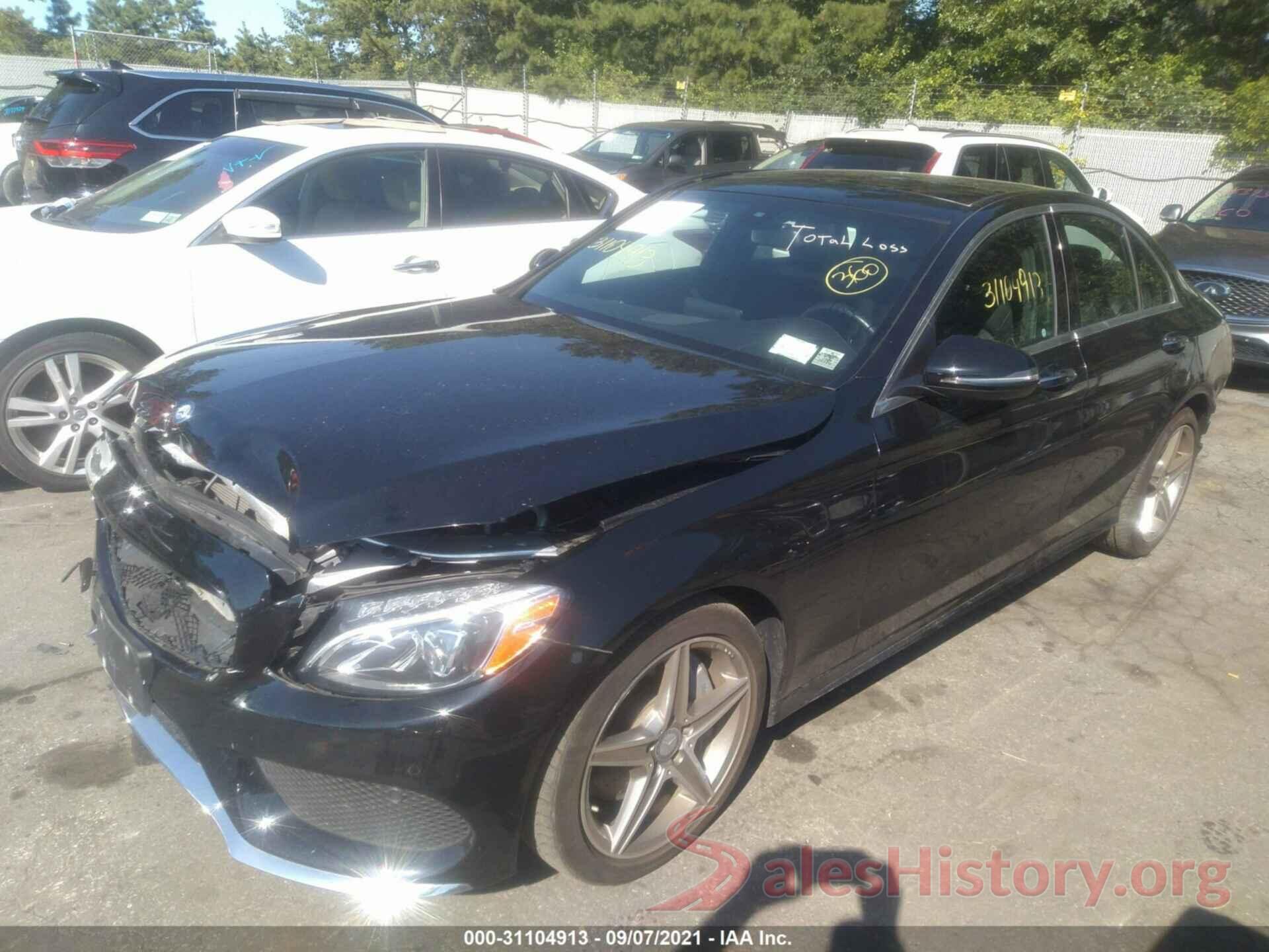 55SWF4KB2GU177058 2016 MERCEDES-BENZ C-CLASS