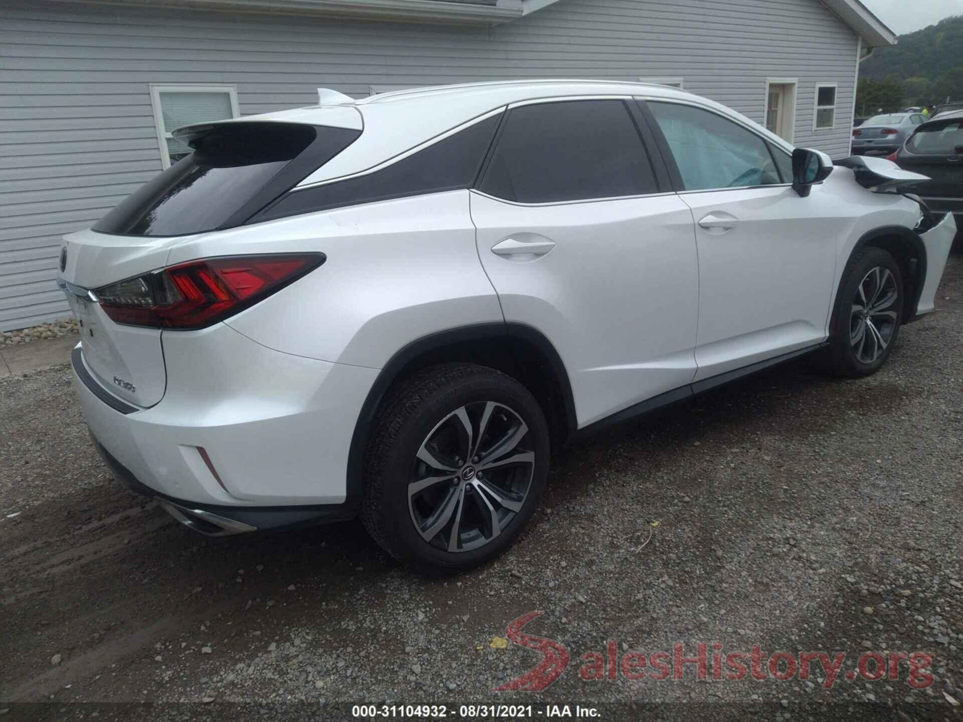 2T2BZMCA6JC164172 2018 LEXUS RX