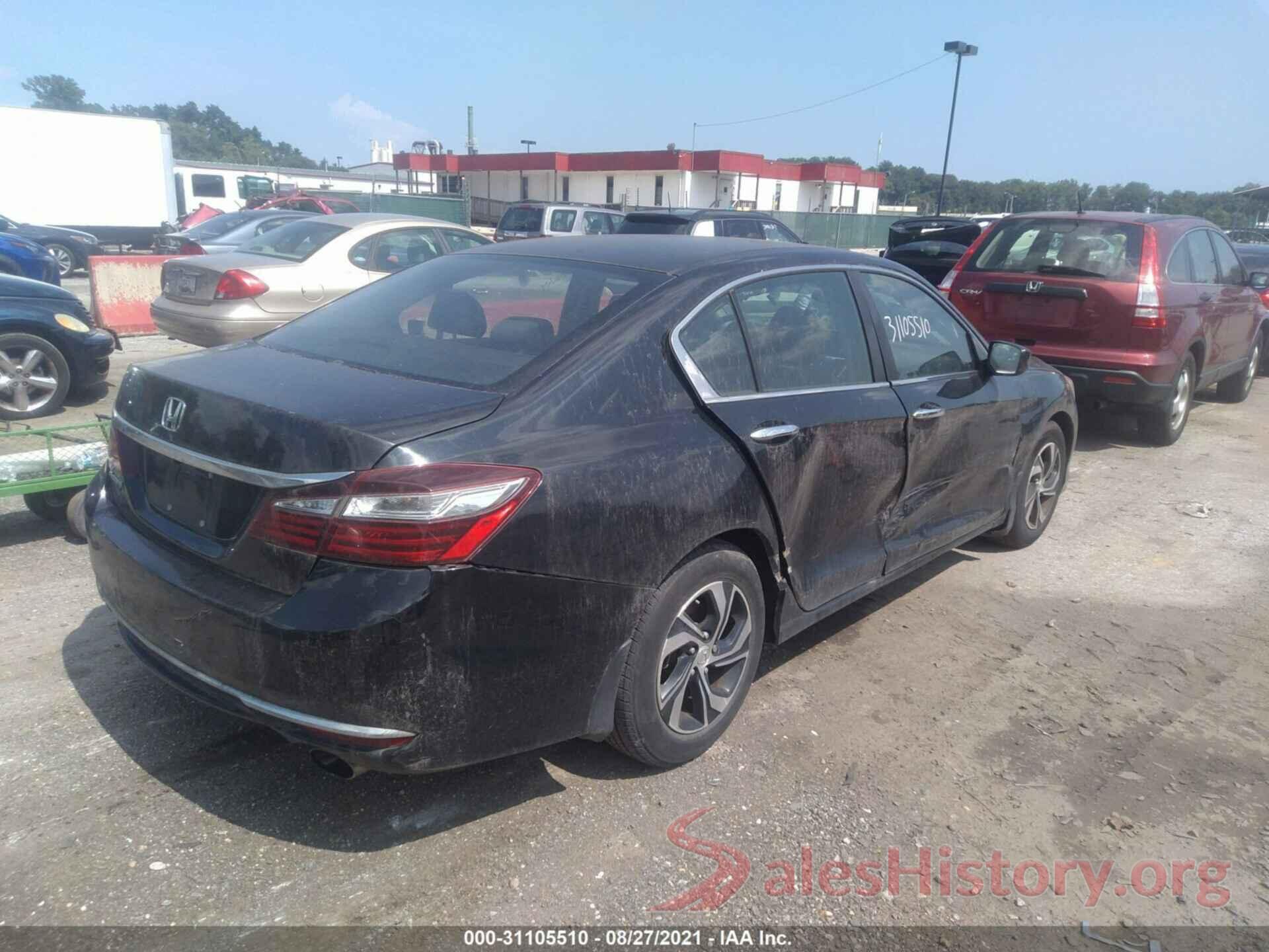 1HGCR2F33GA151341 2016 HONDA ACCORD SEDAN