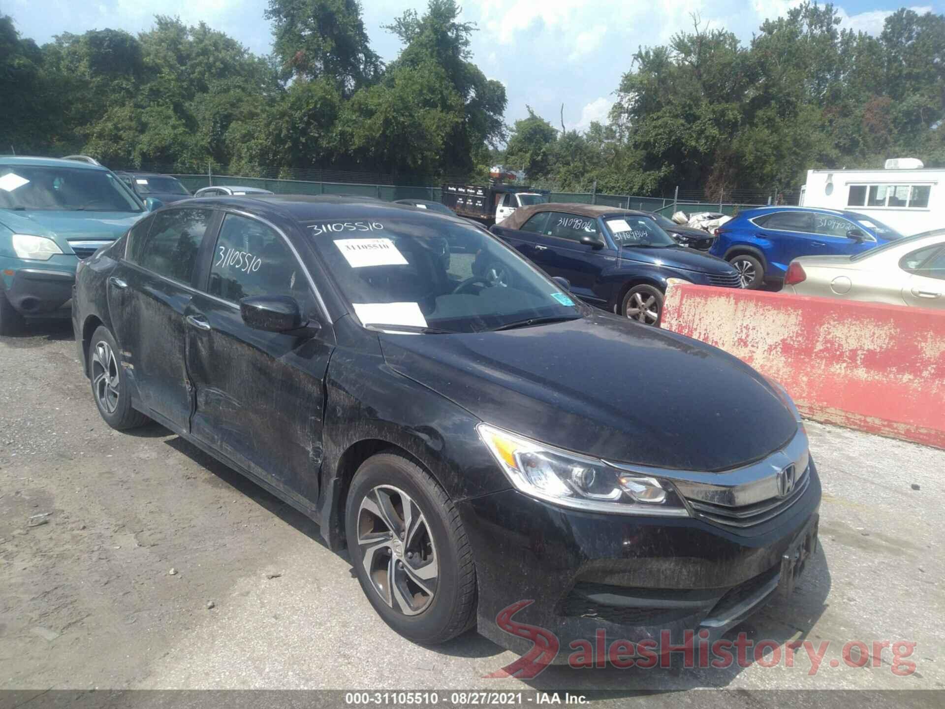 1HGCR2F33GA151341 2016 HONDA ACCORD SEDAN