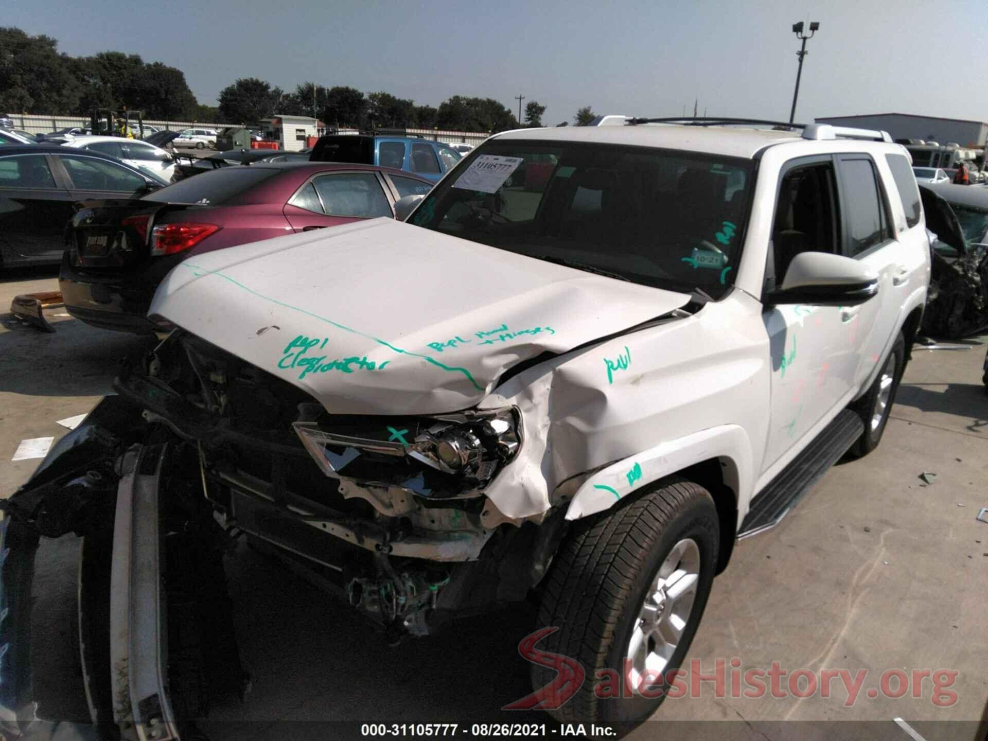 JTEZU5JR7J5167025 2018 TOYOTA 4RUNNER