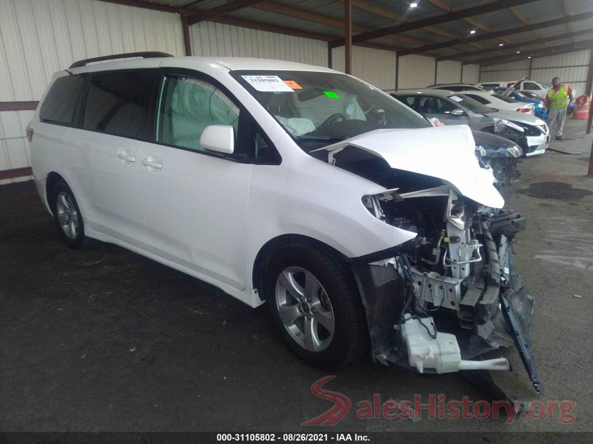 5TDKZ3DC5LS081051 2020 TOYOTA SIENNA