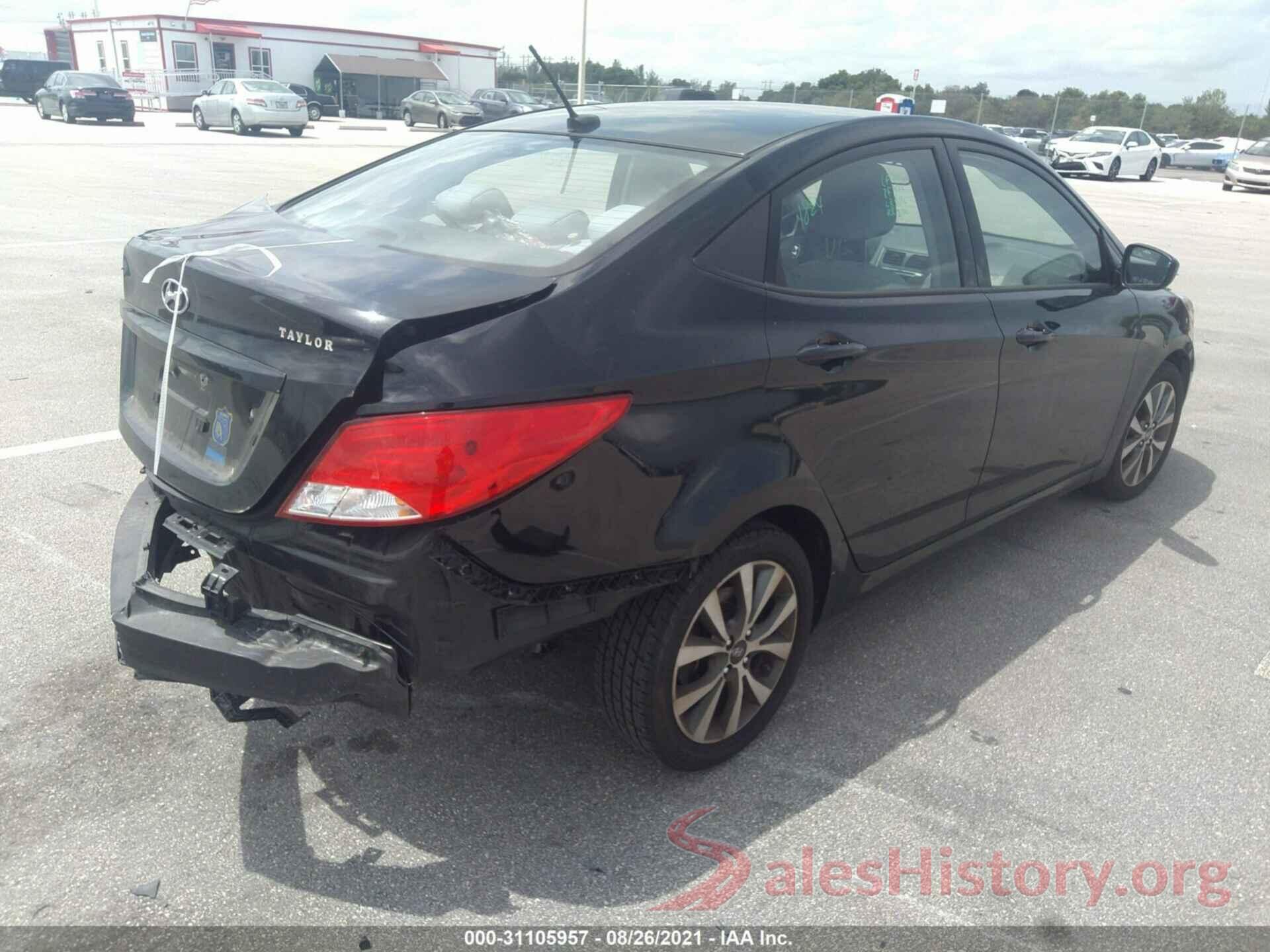 KMHCT4AE6HU353719 2017 HYUNDAI ACCENT