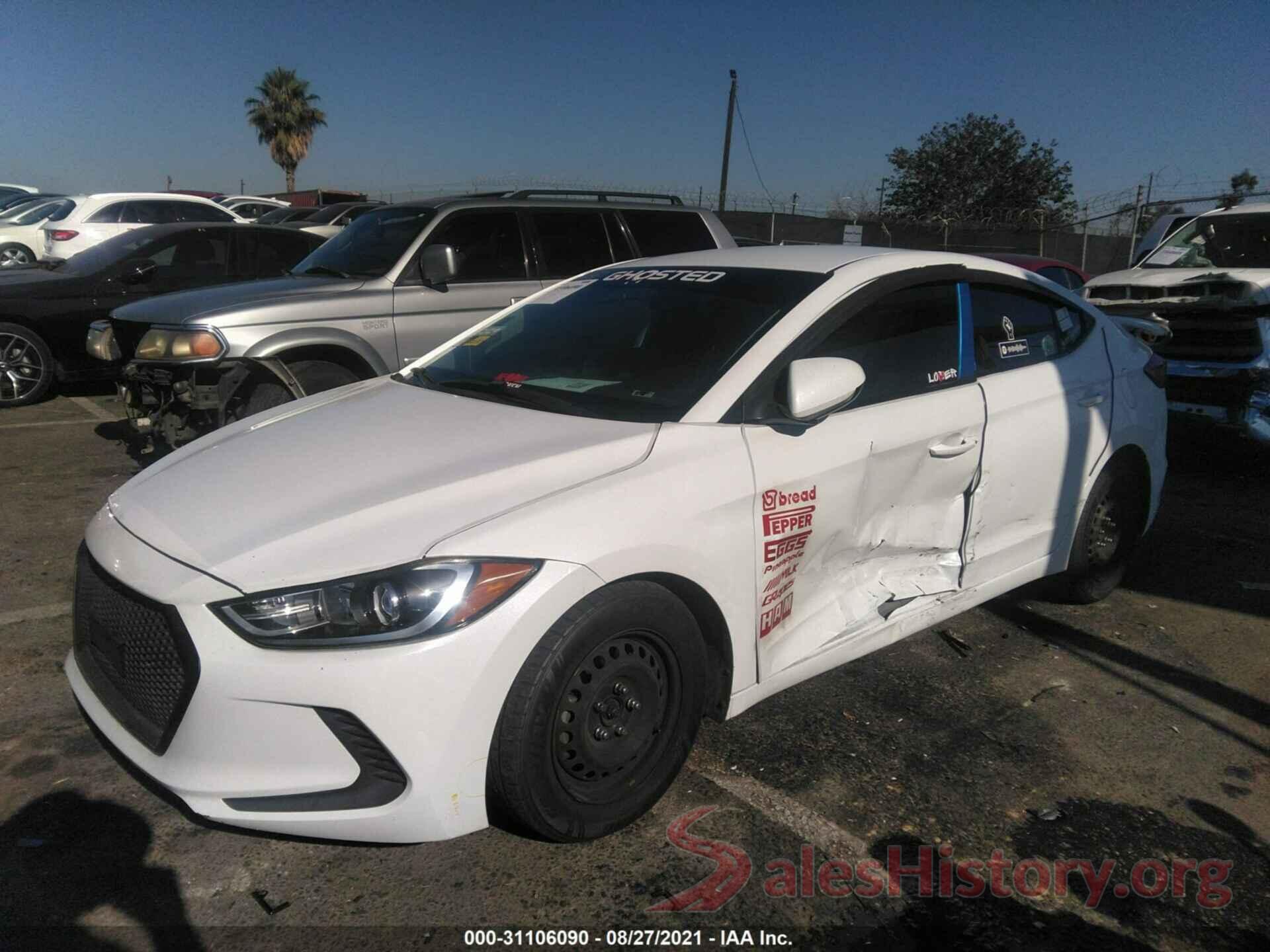 5NPD74LF8HH080375 2017 HYUNDAI ELANTRA