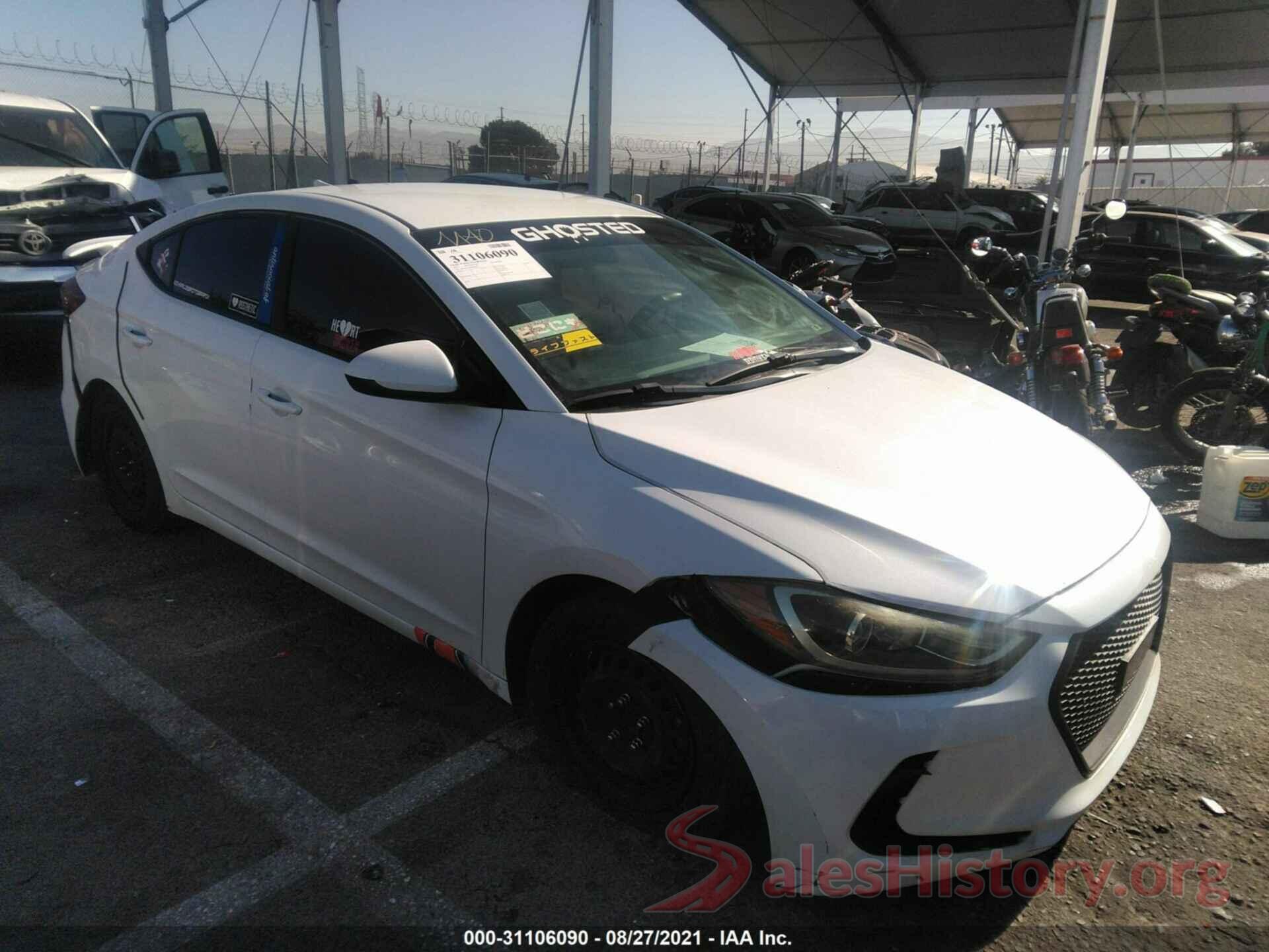 5NPD74LF8HH080375 2017 HYUNDAI ELANTRA