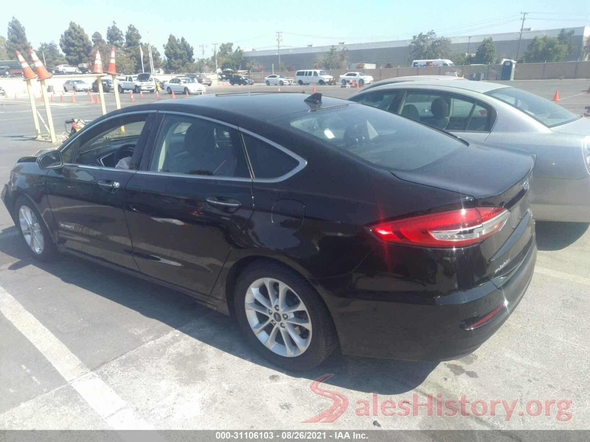 3FA6P0MU6KR189538 2019 FORD FUSION HYBRID