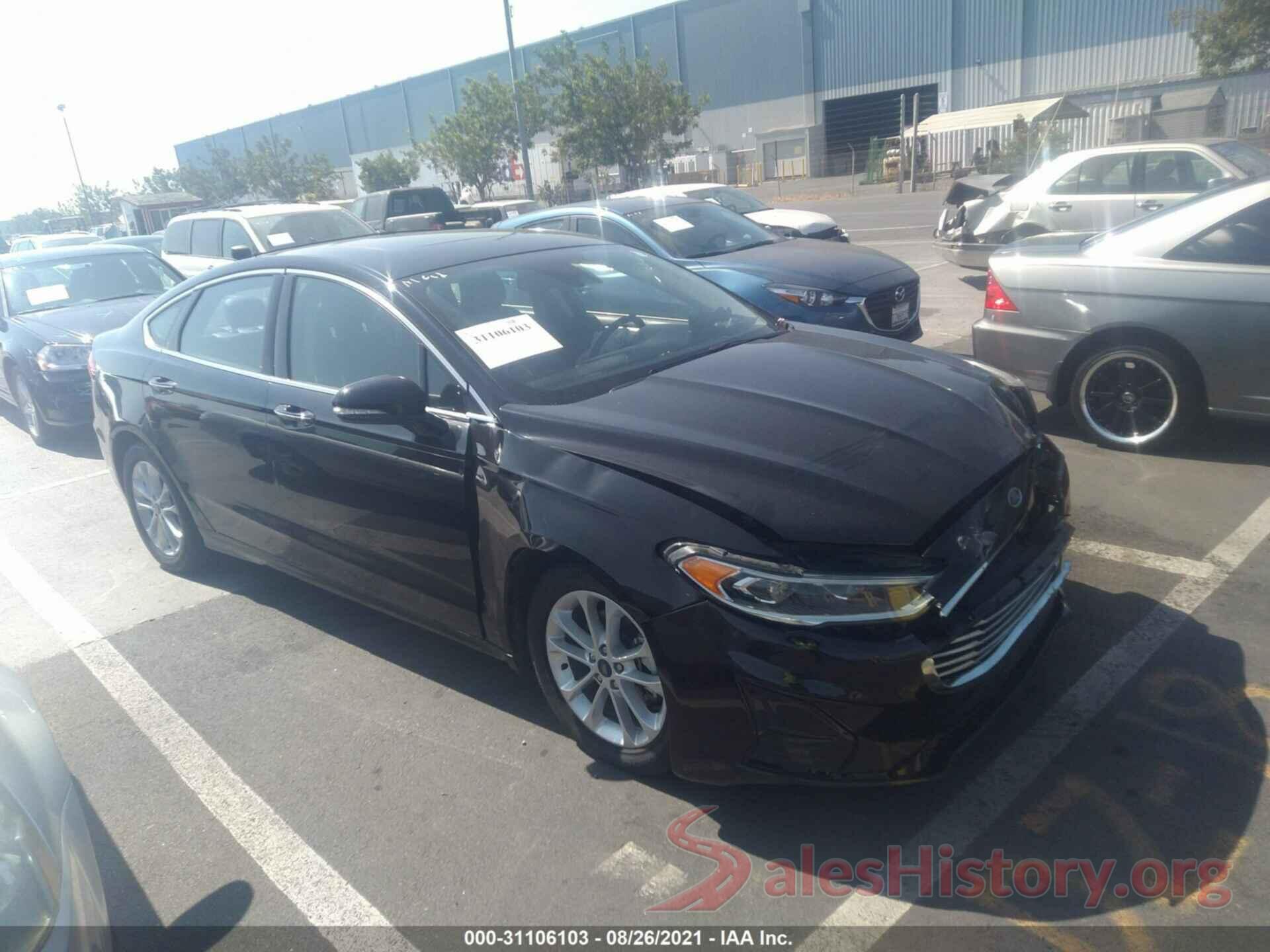 3FA6P0MU6KR189538 2019 FORD FUSION HYBRID