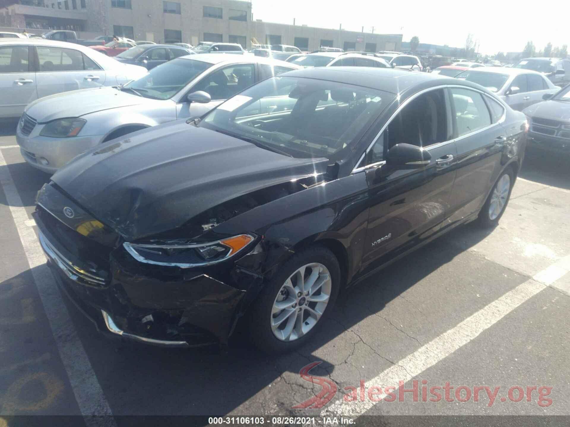 3FA6P0MU6KR189538 2019 FORD FUSION HYBRID