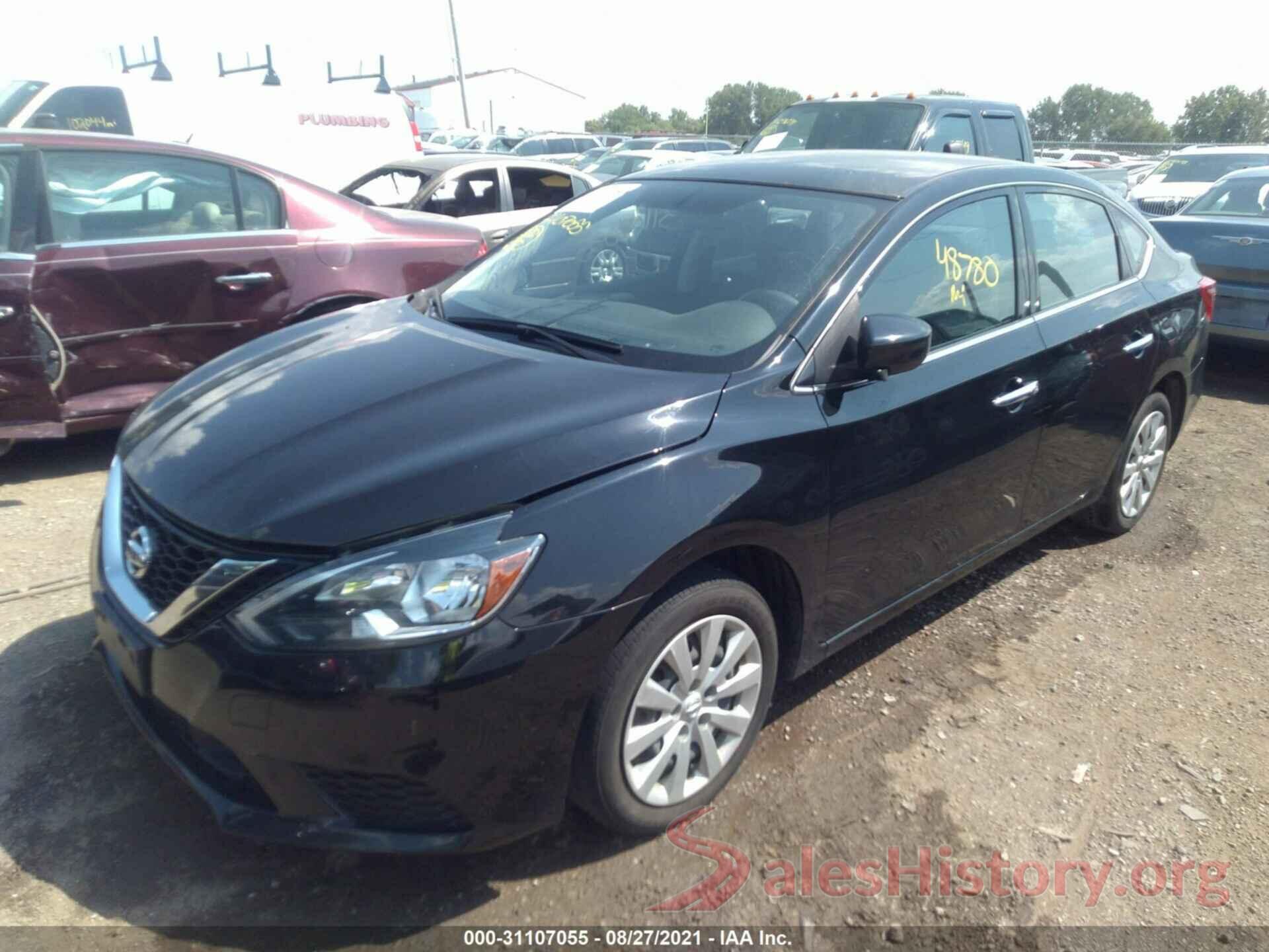 3N1AB7AP8KY248110 2019 NISSAN SENTRA