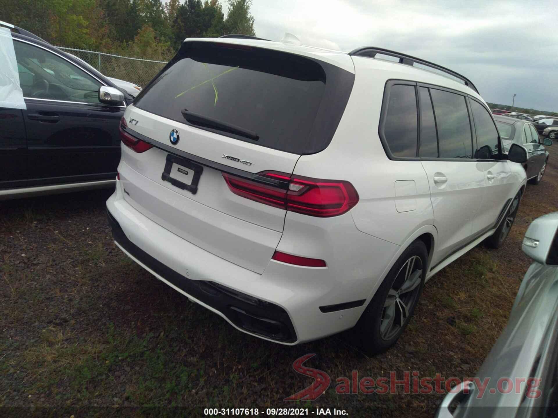 5UXCW2C02M9E17397 2021 BMW X7