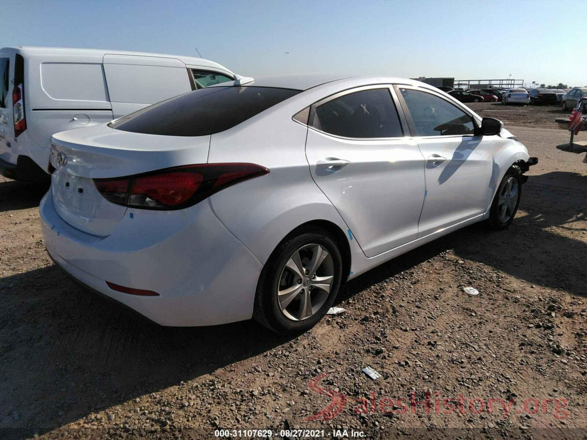 5NPDH4AE5GH776150 2016 HYUNDAI ELANTRA