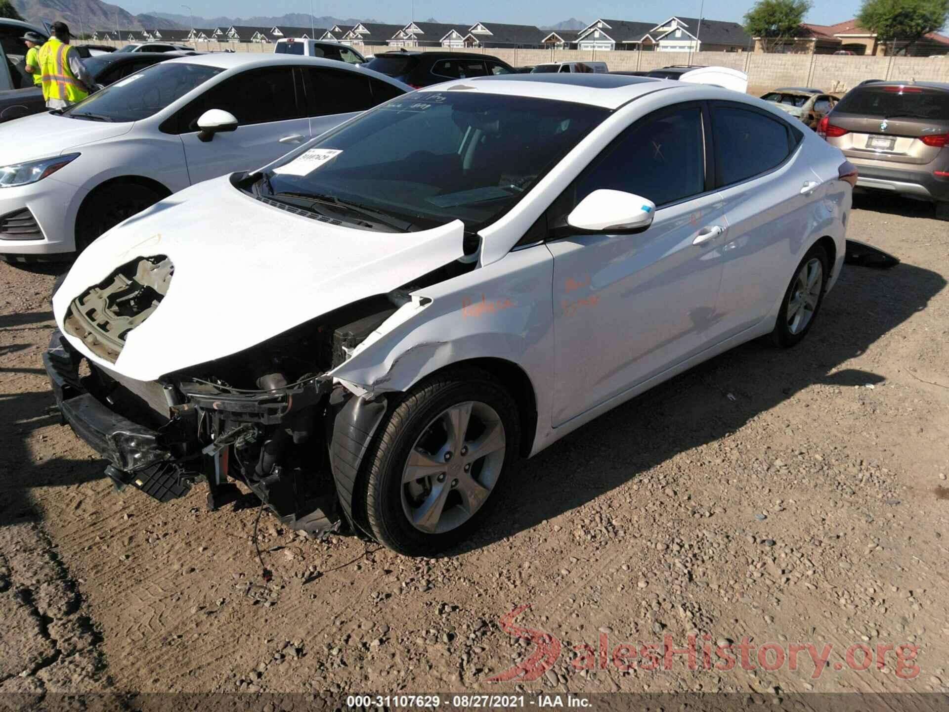 5NPDH4AE5GH776150 2016 HYUNDAI ELANTRA