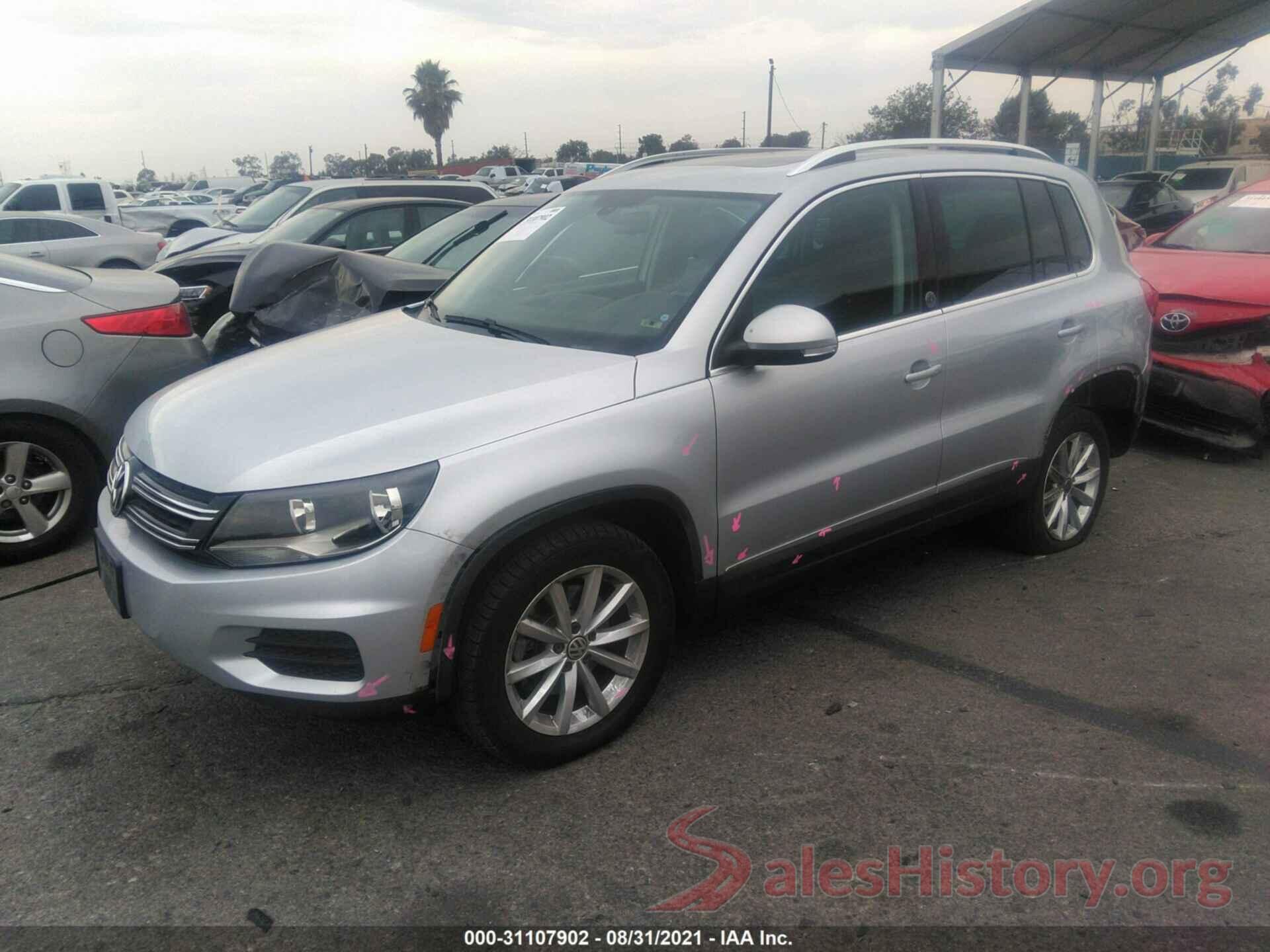 WVGRV7AX4HK007722 2017 VOLKSWAGEN TIGUAN