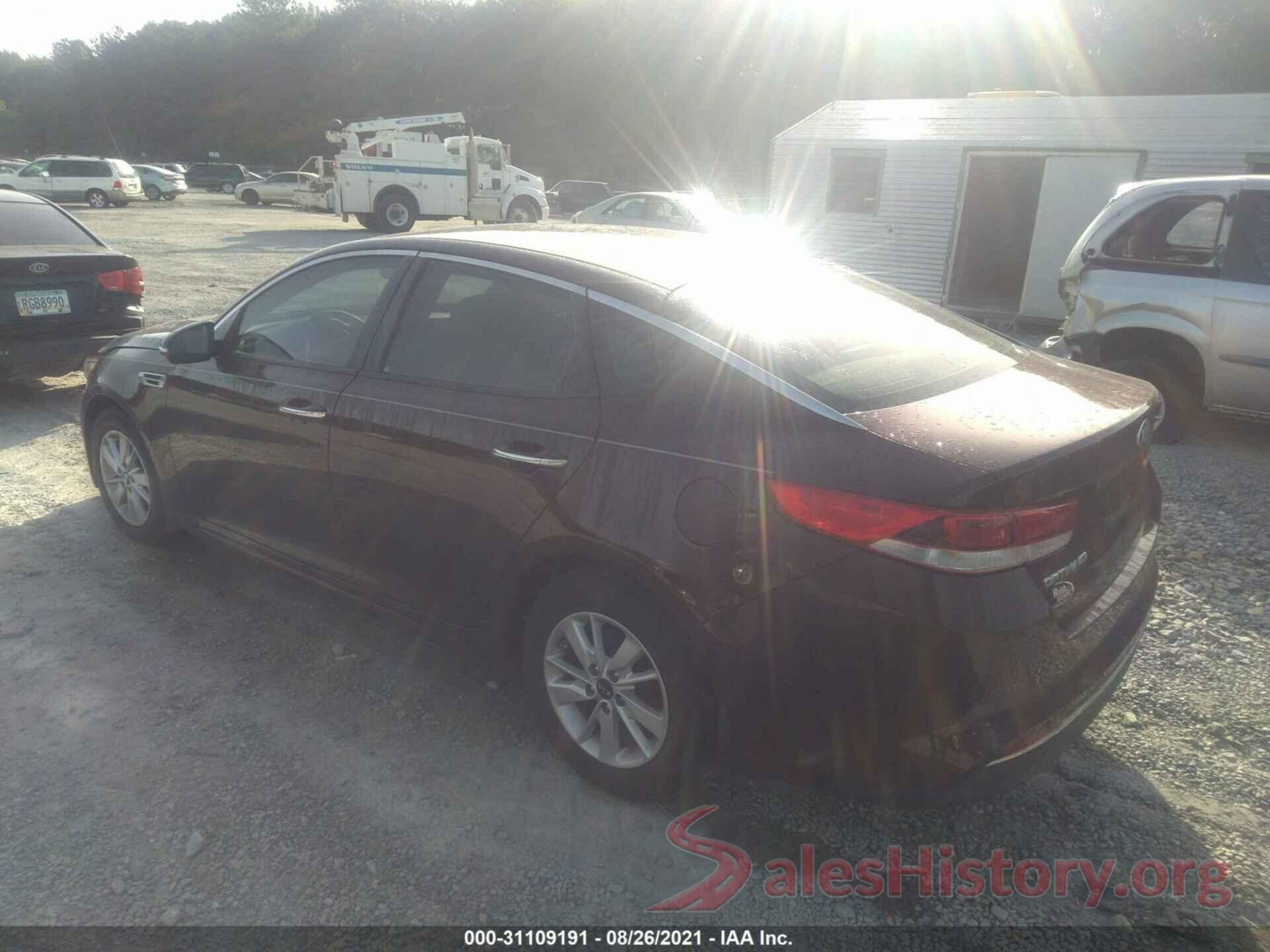 5XXGT4L33GG054159 2016 KIA OPTIMA