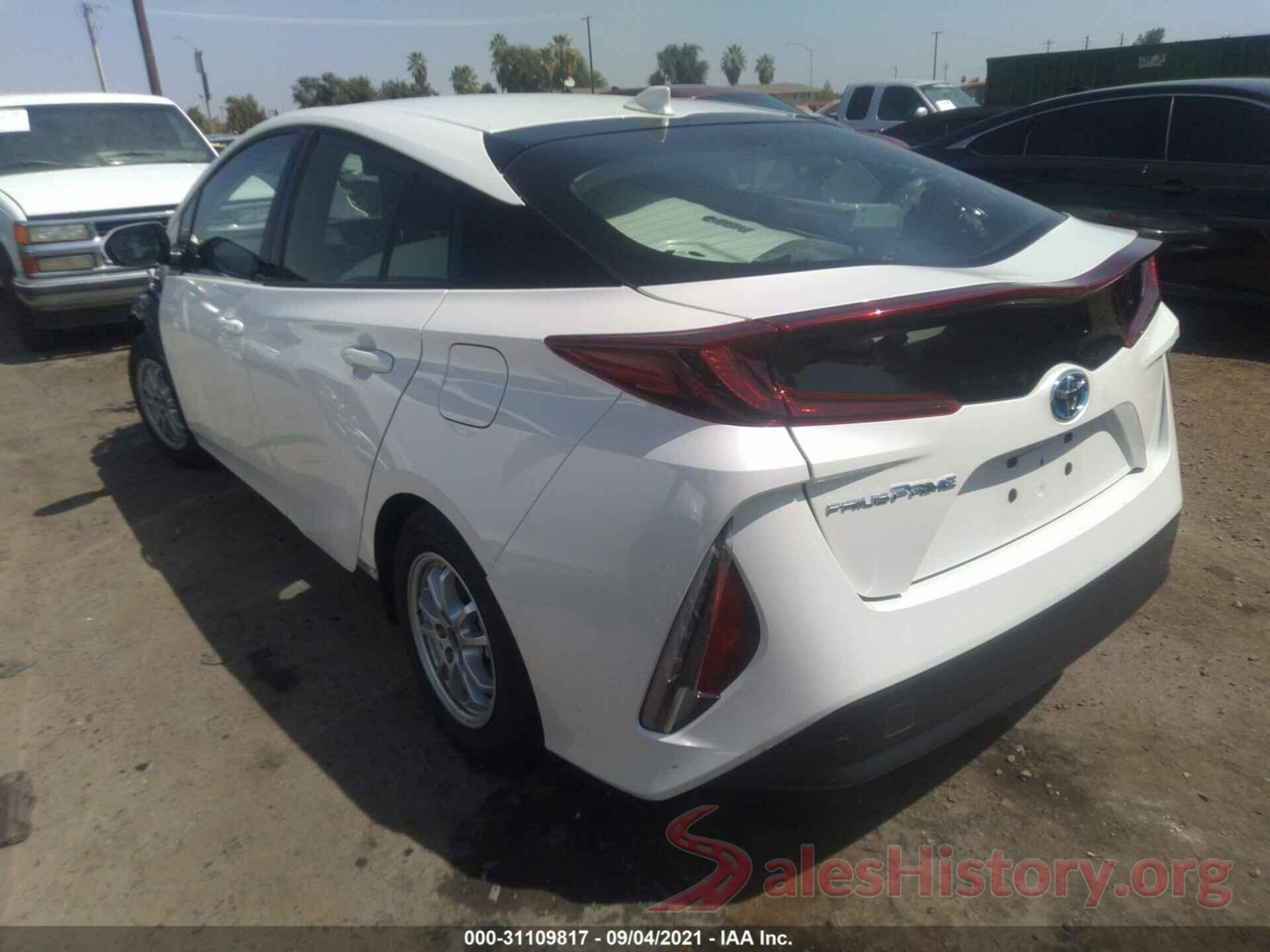 JTDKARFP2K3117532 2019 TOYOTA PRIUS PRIME