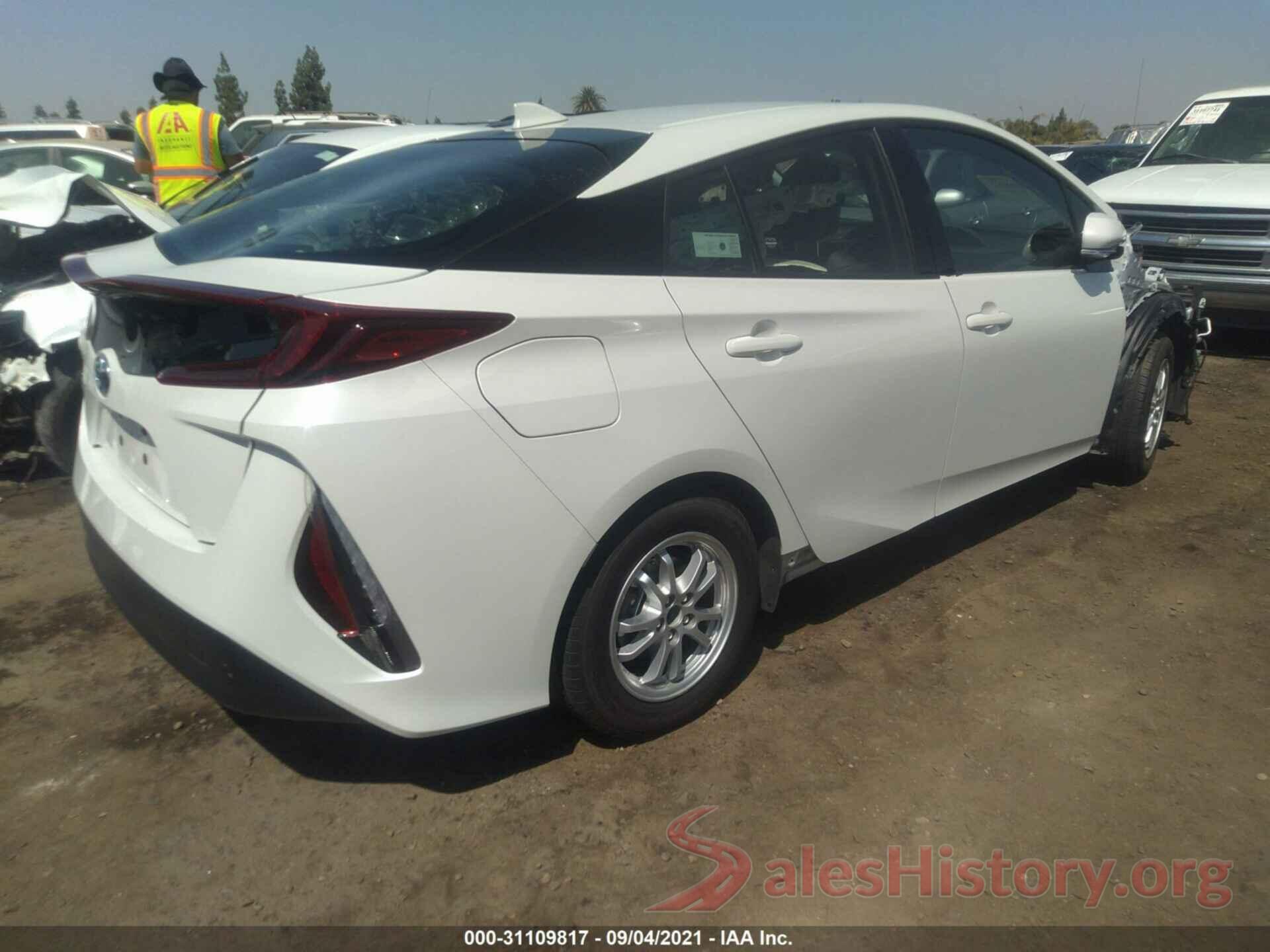 JTDKARFP2K3117532 2019 TOYOTA PRIUS PRIME