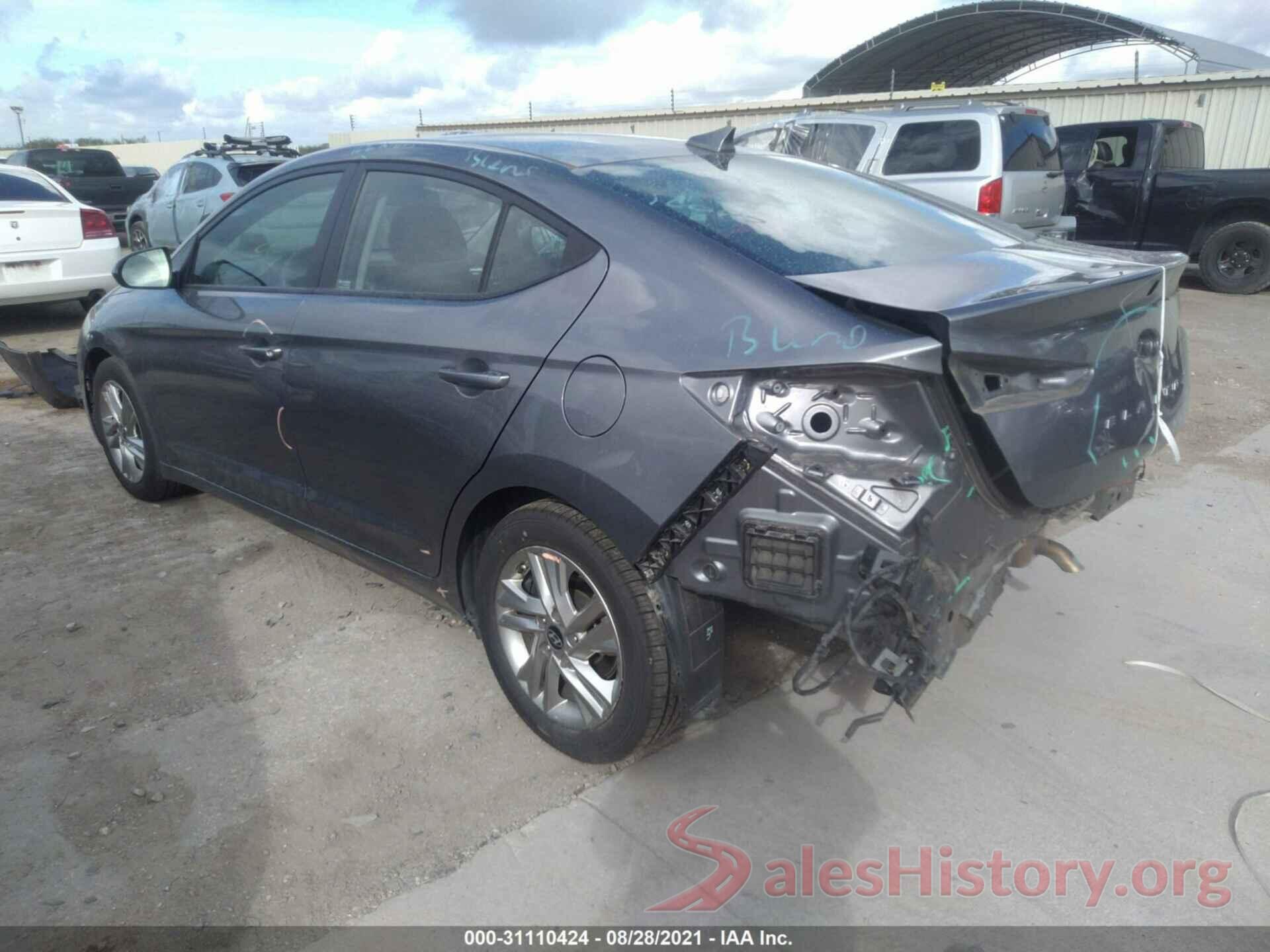 5NPD84LF8KH420631 2019 HYUNDAI ELANTRA