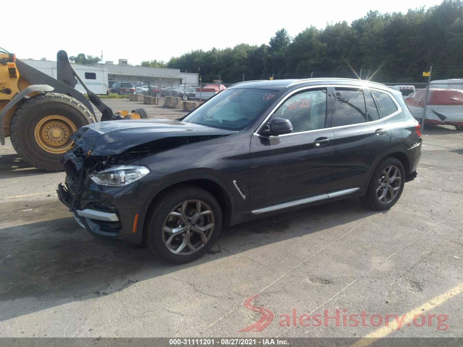 5UXTY5C04M9F54143 2021 BMW X3