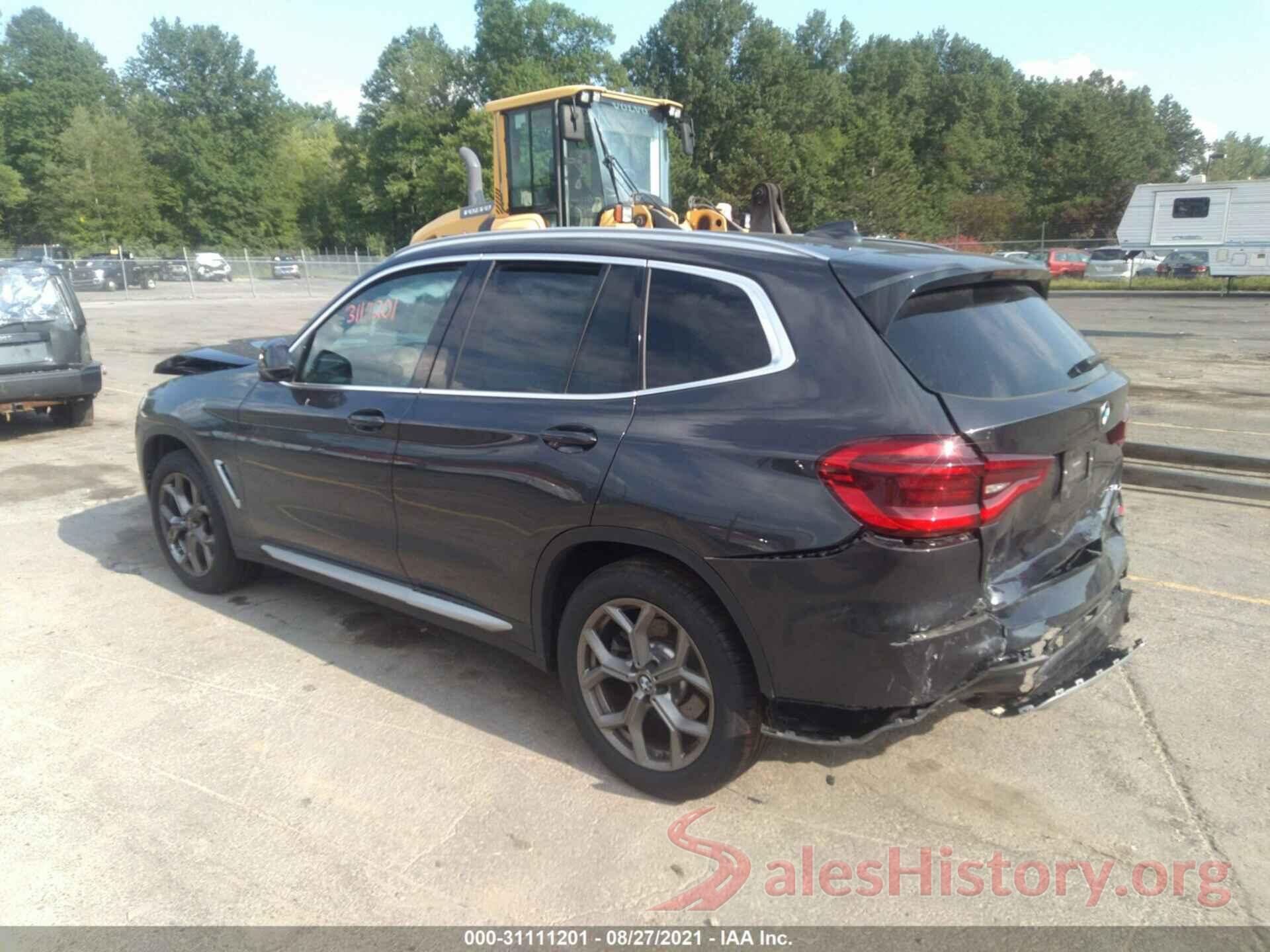 5UXTY5C04M9F54143 2021 BMW X3