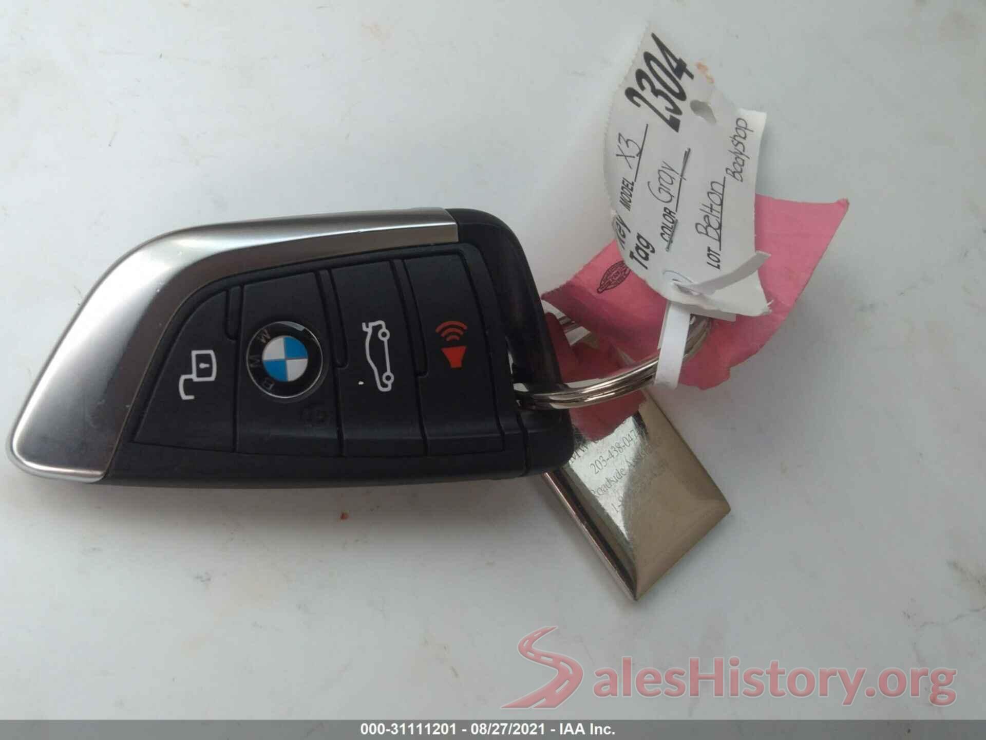 5UXTY5C04M9F54143 2021 BMW X3