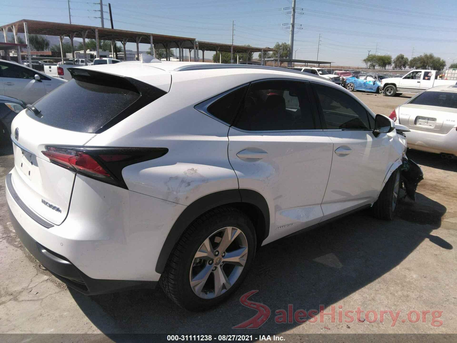 JTJBJRBZ7H2063406 2017 LEXUS NX