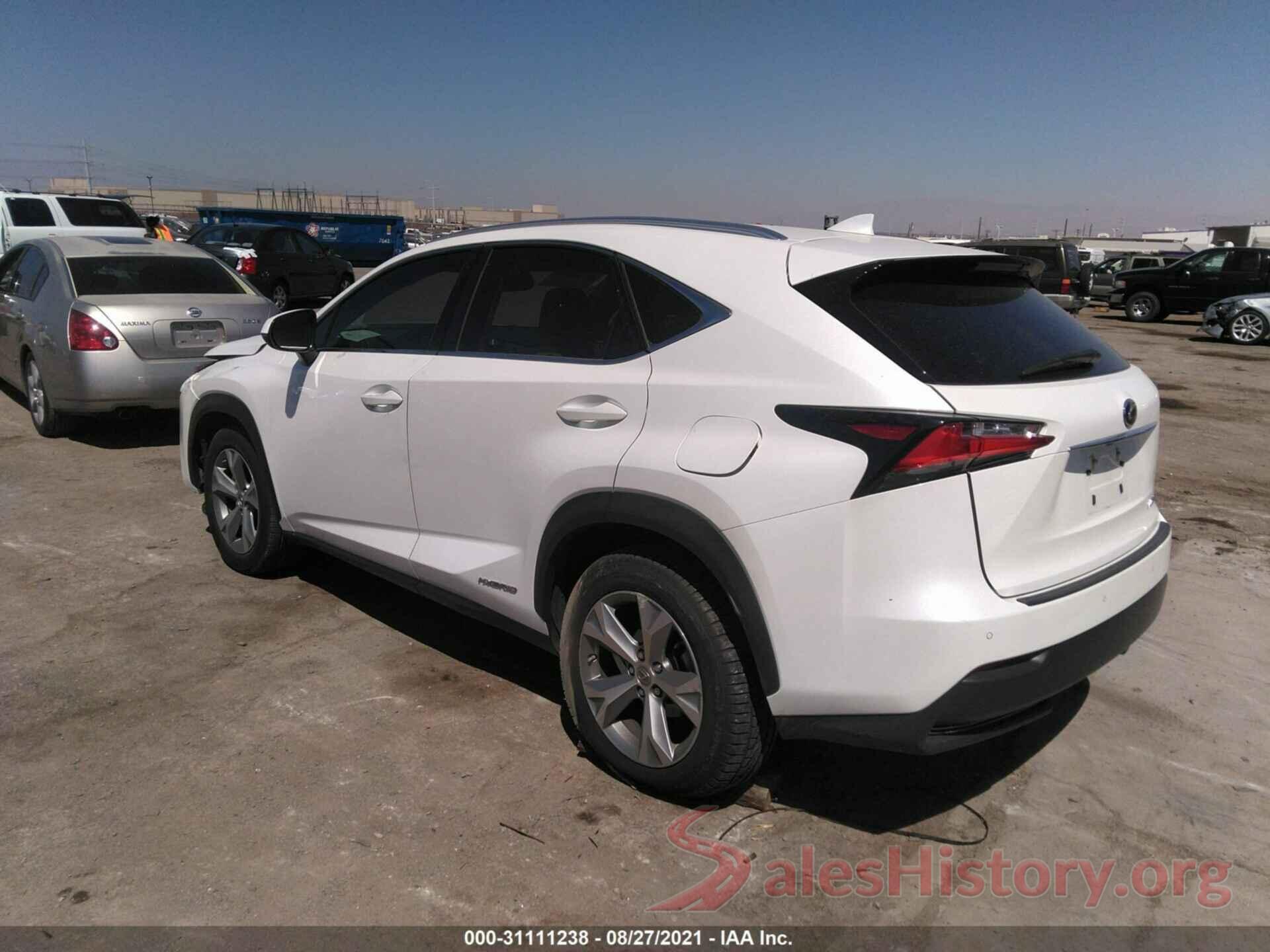 JTJBJRBZ7H2063406 2017 LEXUS NX