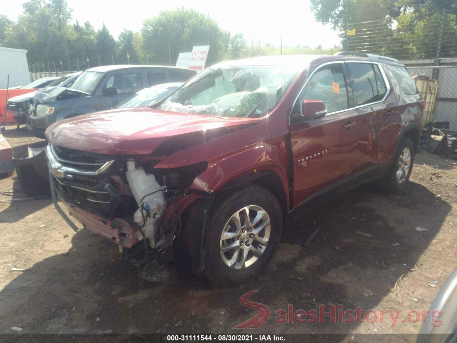 1GNERGKW8JJ258890 2018 CHEVROLET TRAVERSE