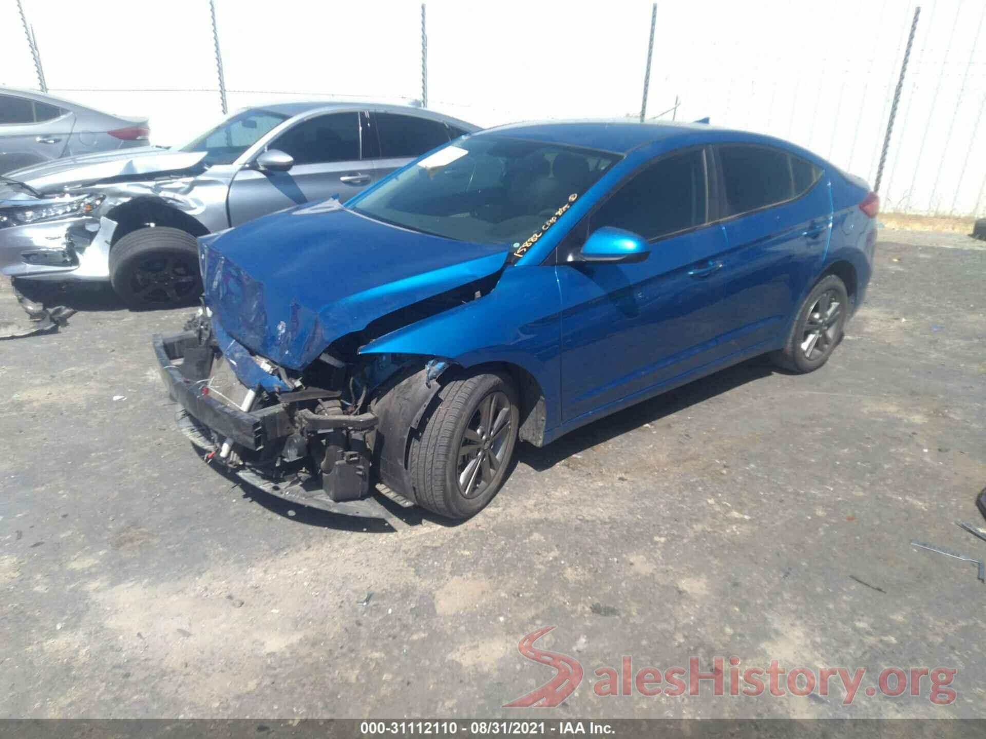 5NPD84LF2JH247977 2018 HYUNDAI ELANTRA