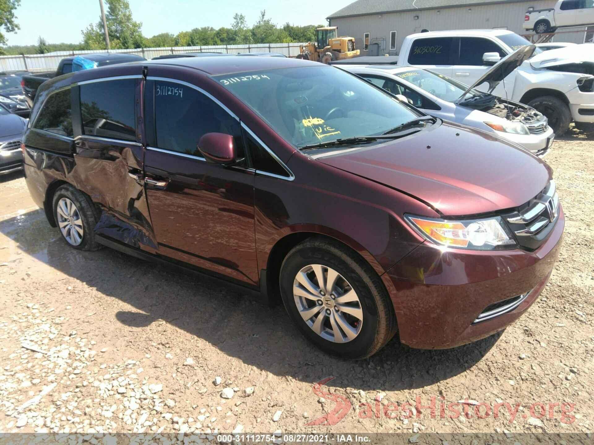 5FNRL5H34GB168956 2016 HONDA ODYSSEY