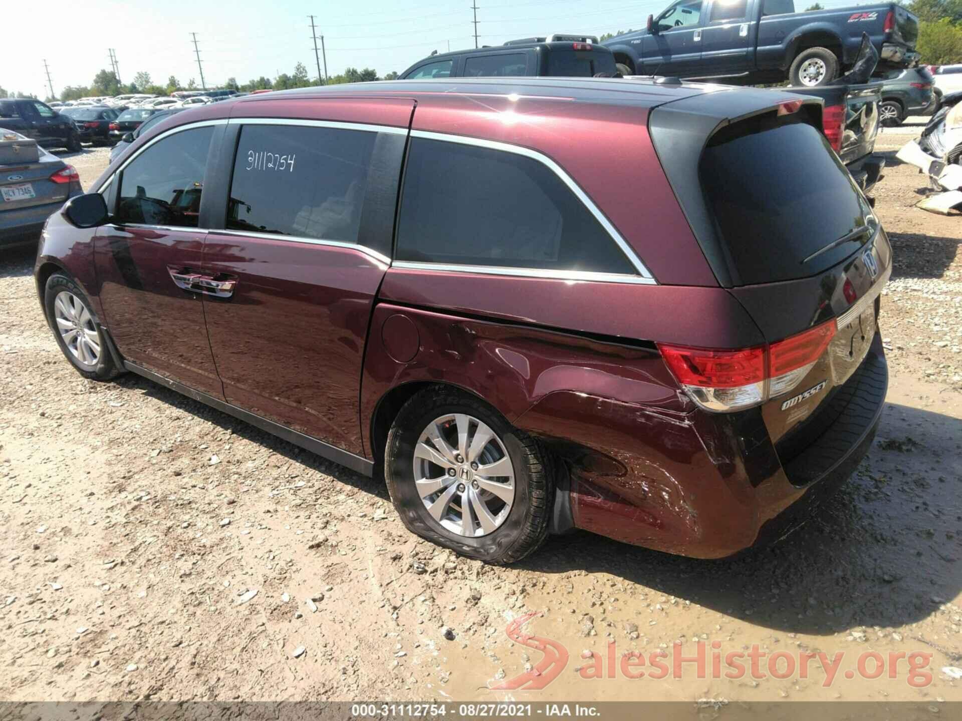 5FNRL5H34GB168956 2016 HONDA ODYSSEY