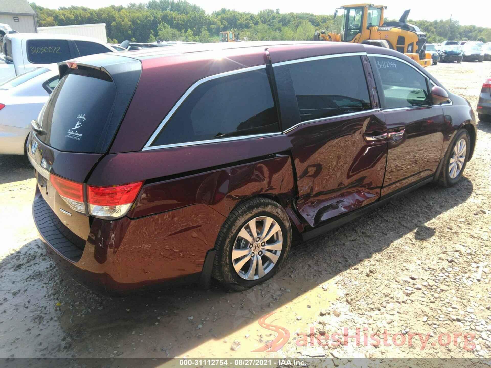 5FNRL5H34GB168956 2016 HONDA ODYSSEY