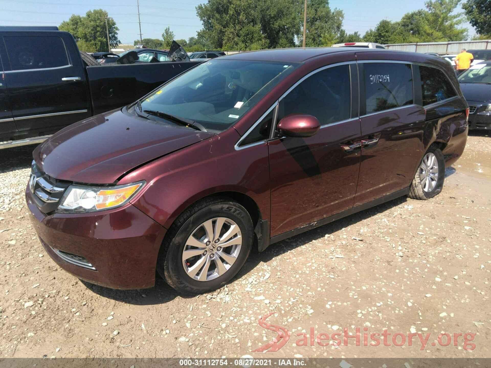 5FNRL5H34GB168956 2016 HONDA ODYSSEY